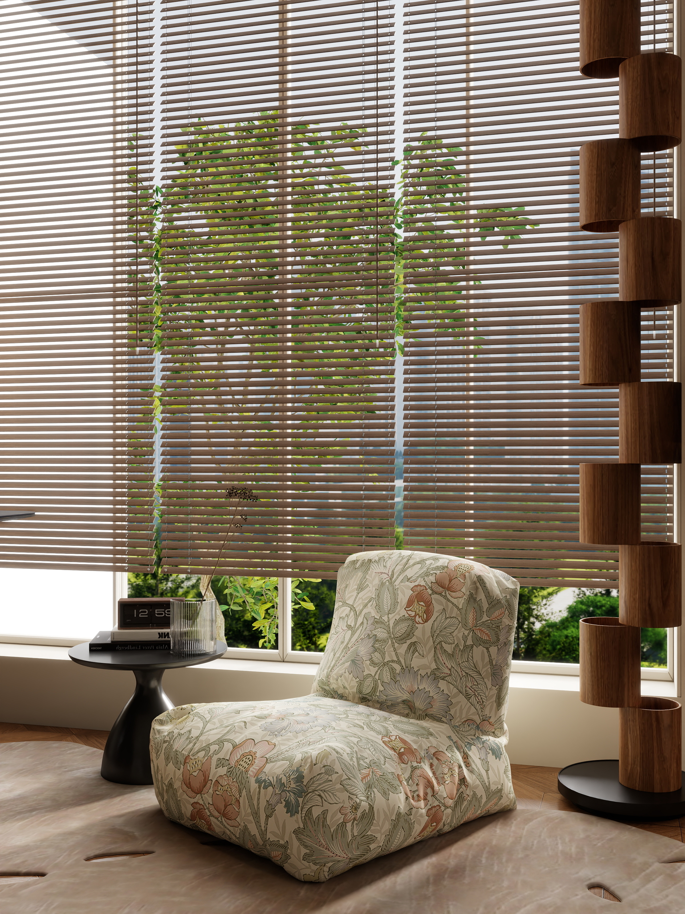 囍QGKc-轻法式中古风住宅-复古装修效果图