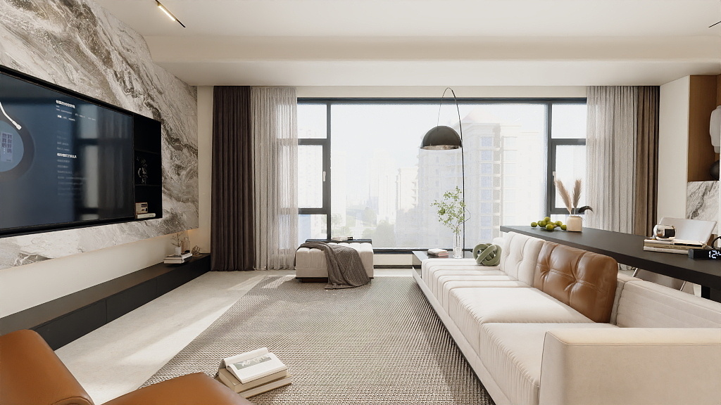 A好的呢-龙涧栖11-2-203效果图(3)-装修设计方案