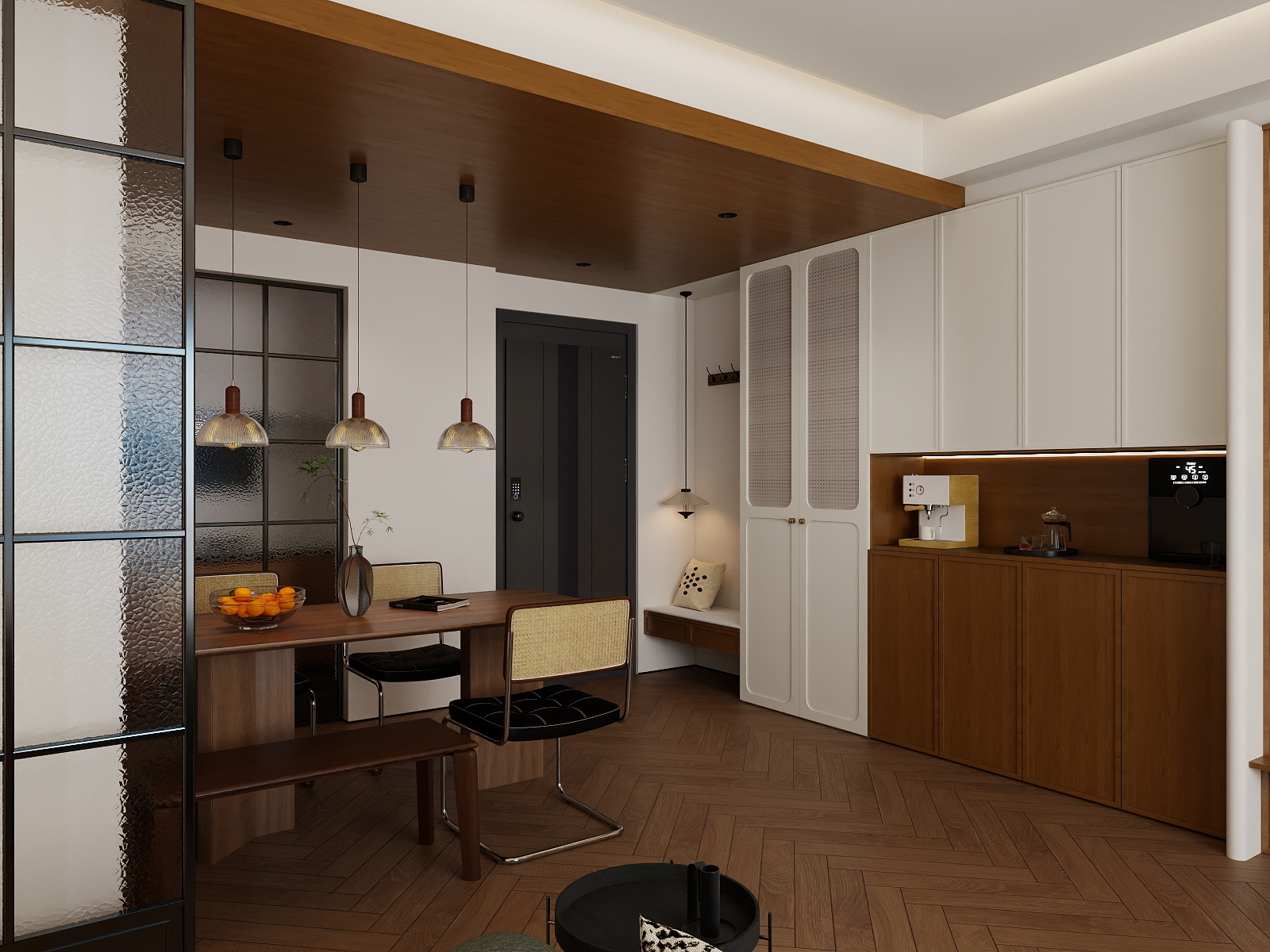 A周素人设计-中古客餐厅-装修设计方案