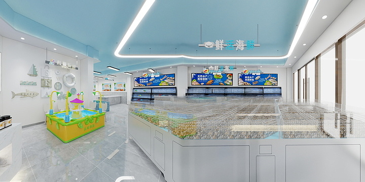 仟寻设计工作室-海立水产店-装修设计方案