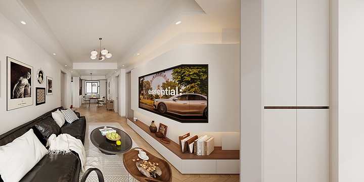 乐之居-設計-尚品华庭120户型-999套餐-装修设计方案