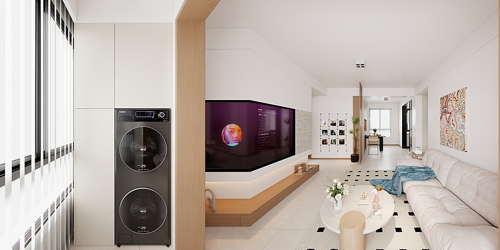 Syntax童筑-北岸郡庭22号效果图表现-装修设计方案