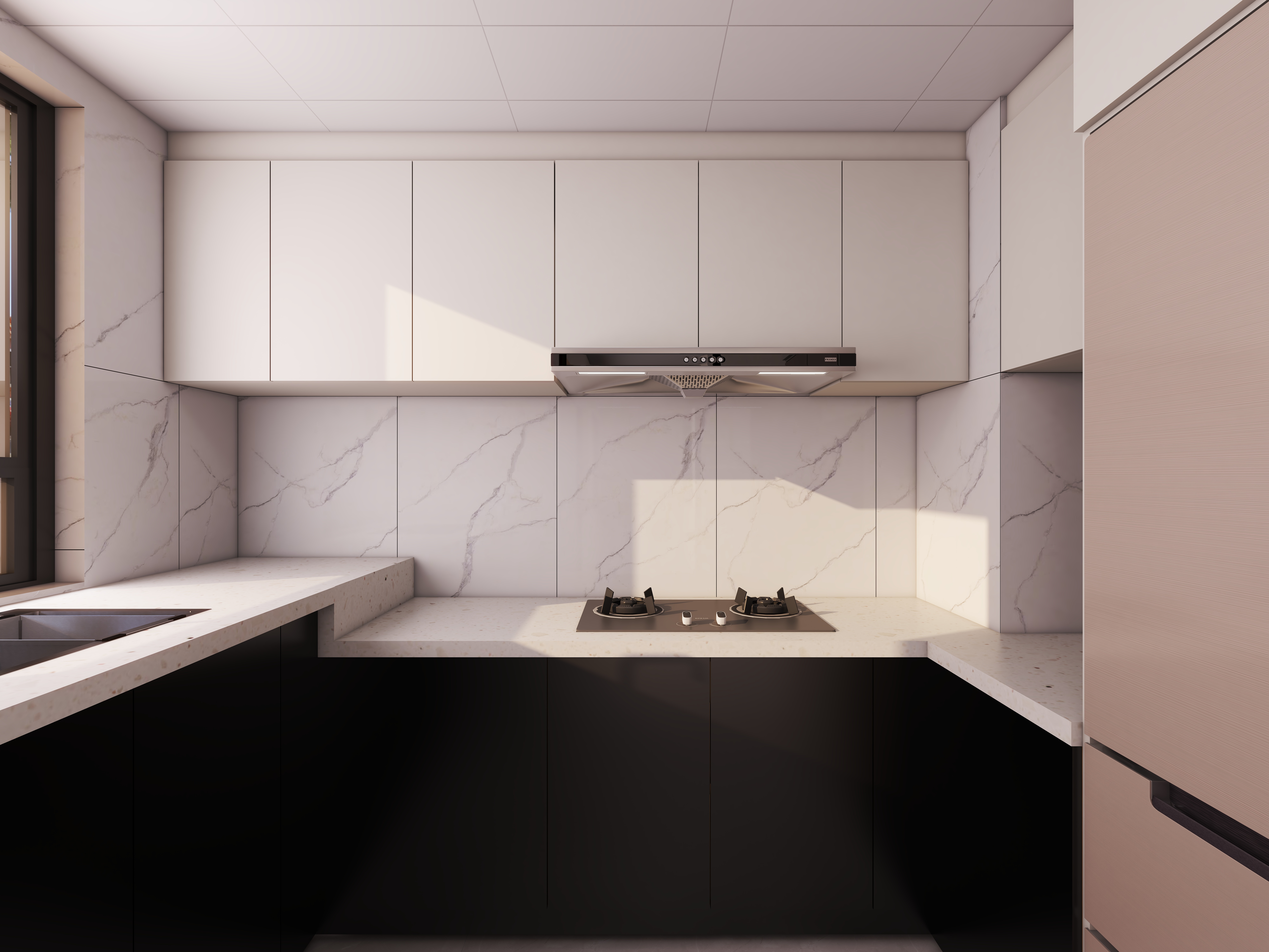 艺雅丽-144平奶油风 装修效果图