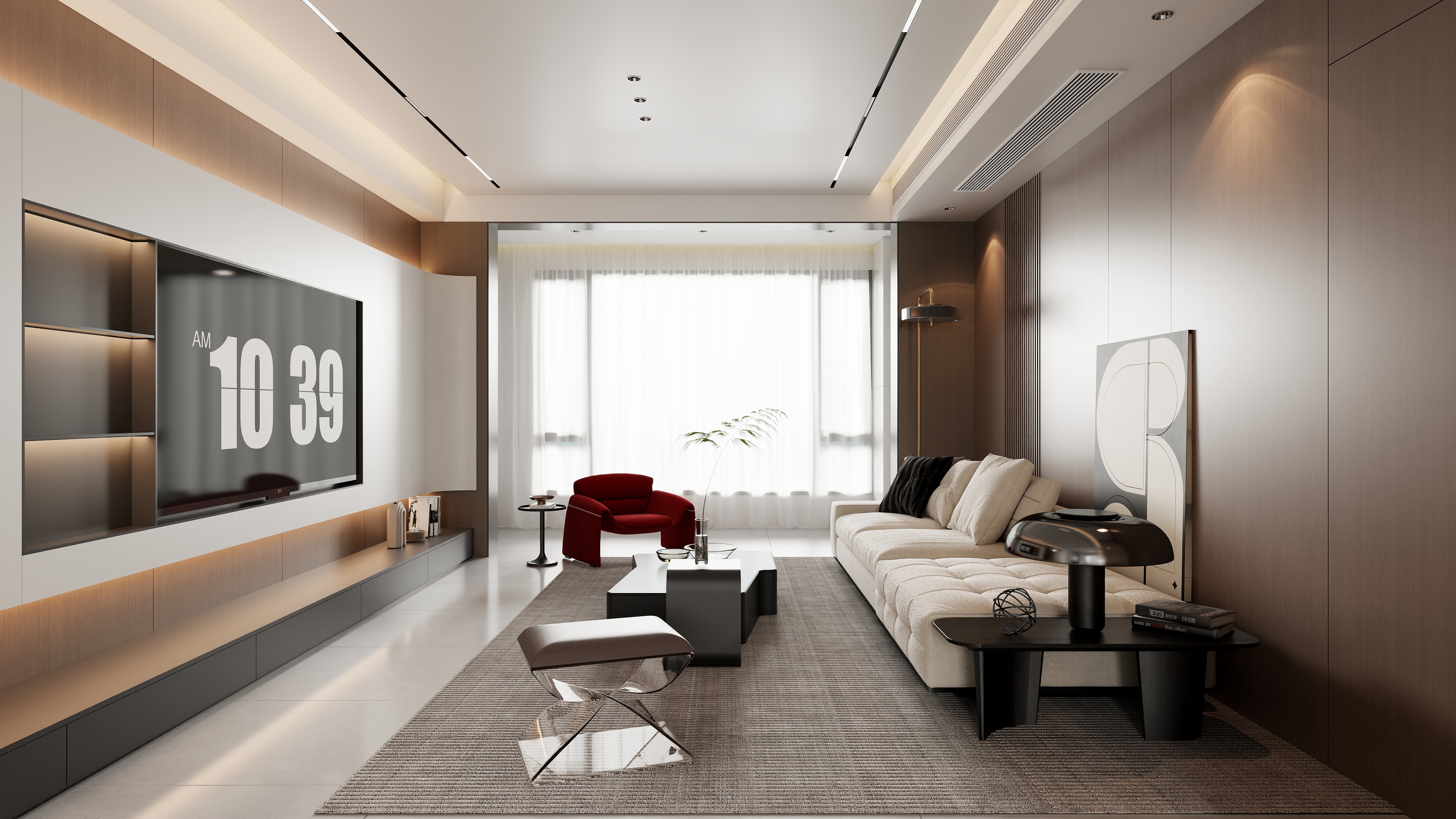 星空设计500-意式146㎡3室装修效果图