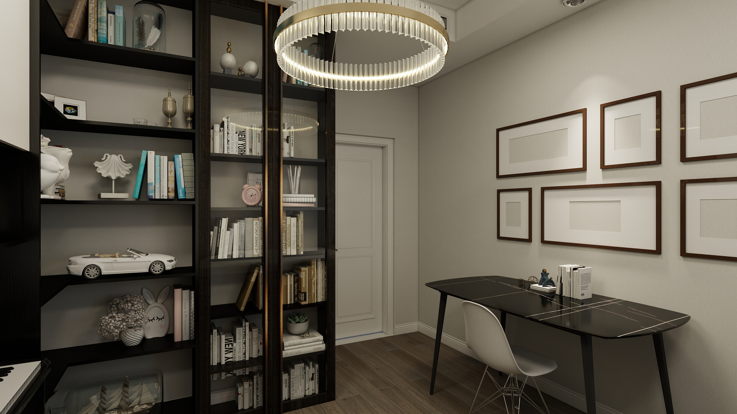 Yushan-公园悦府86平米两居室二期装修效果图