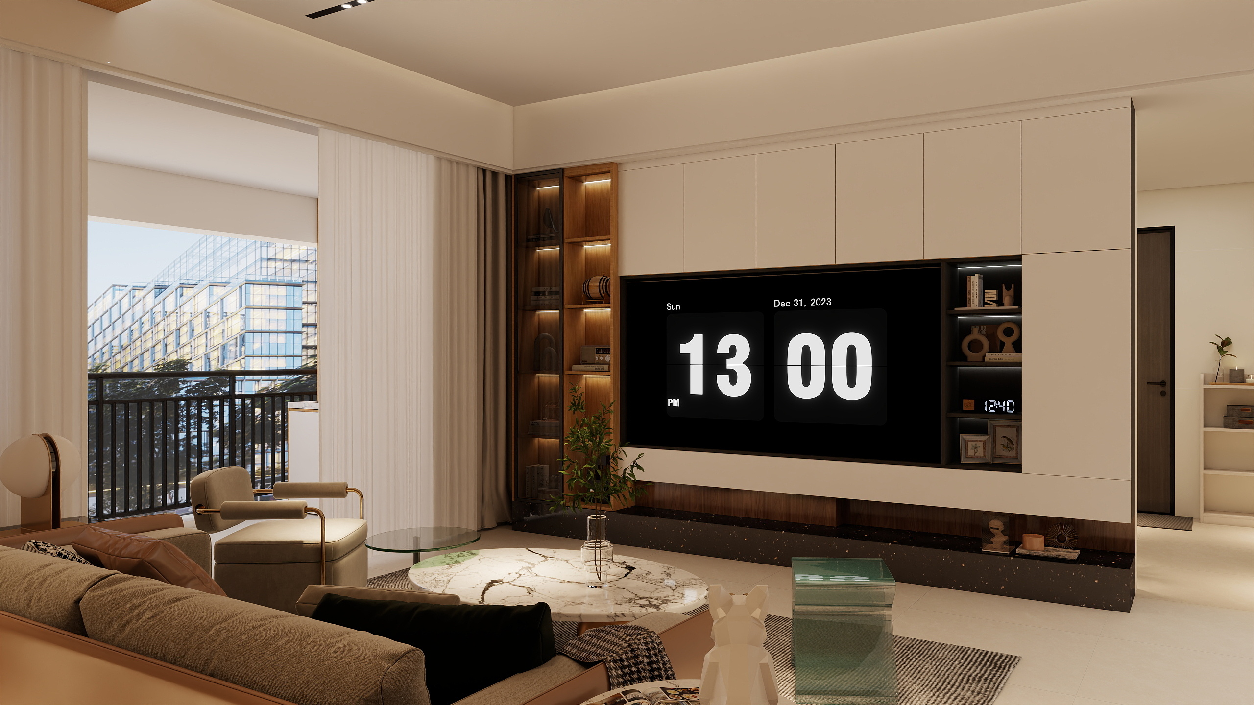 網汐-混搭107㎡3室-装修设计方案