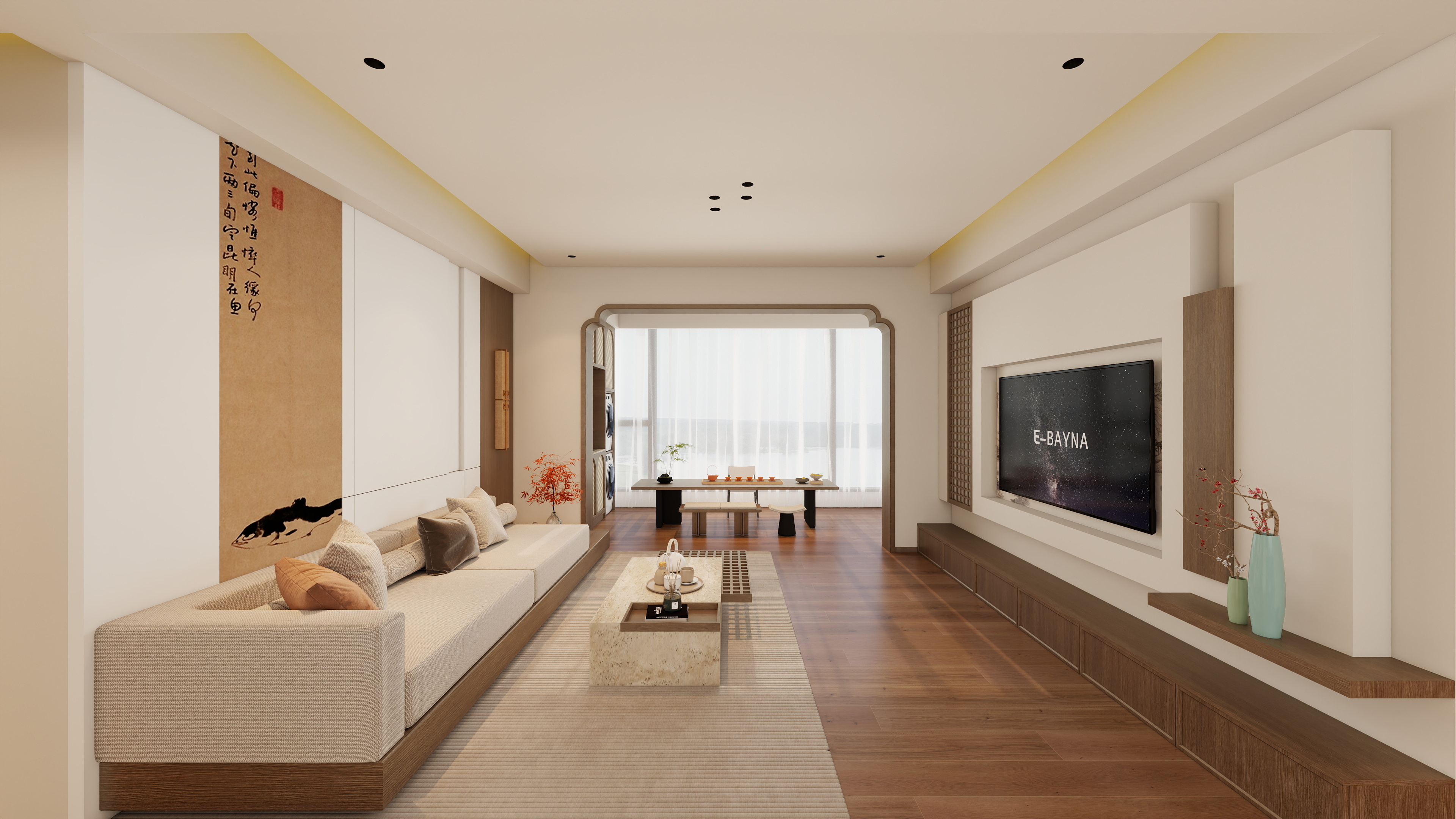 室内设计师Mr徐-文山学府宋式美学124㎡3室-装修设计方案