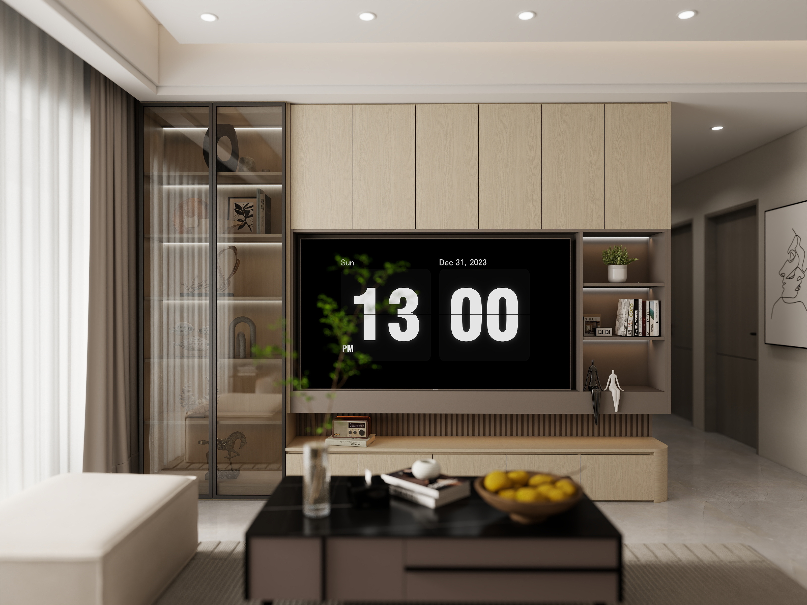 網汐-揭阳现代简约3室-装修设计方案