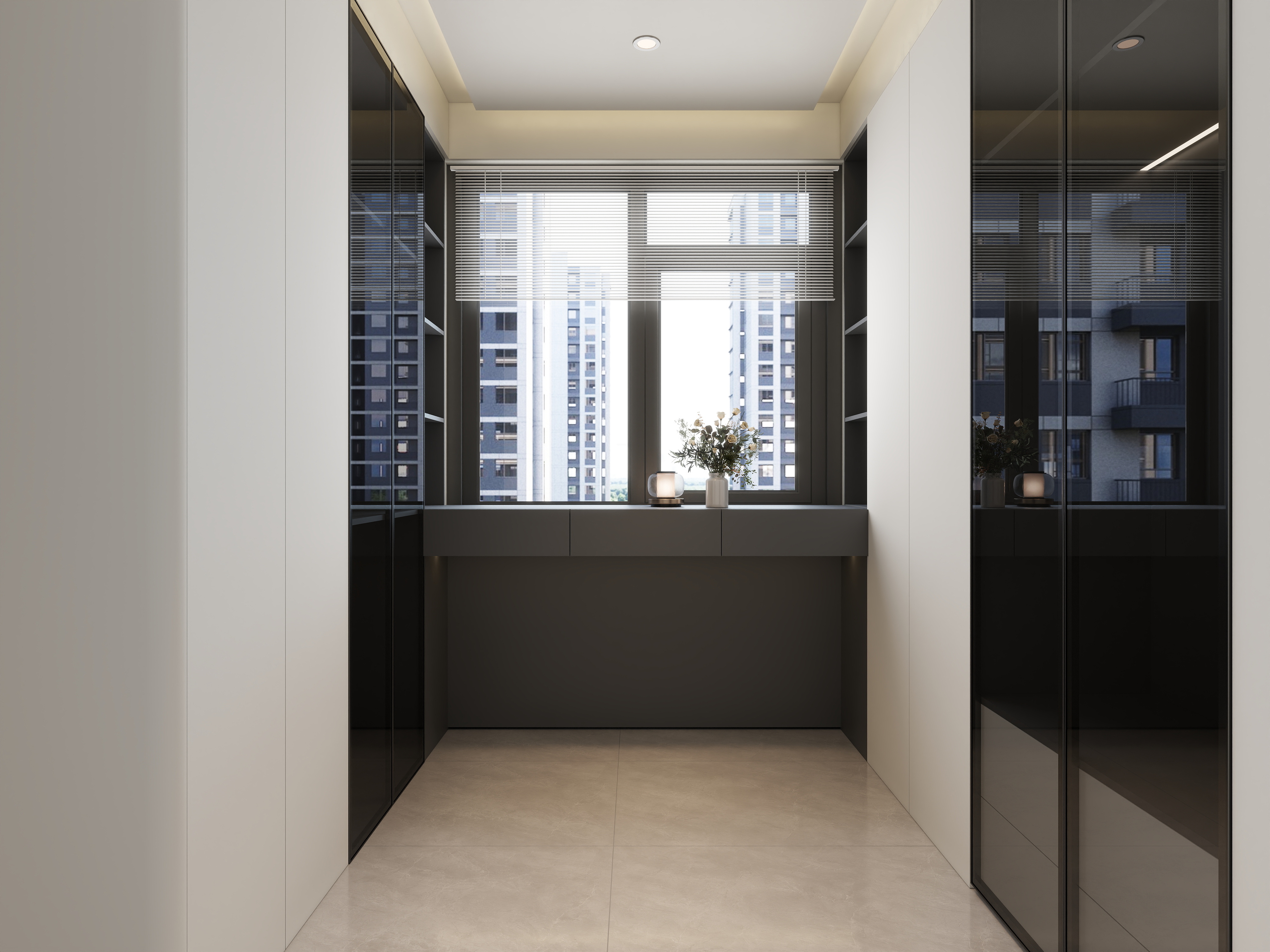 艺雅丽-143平意式极简   一层主卧装修效果图第3张