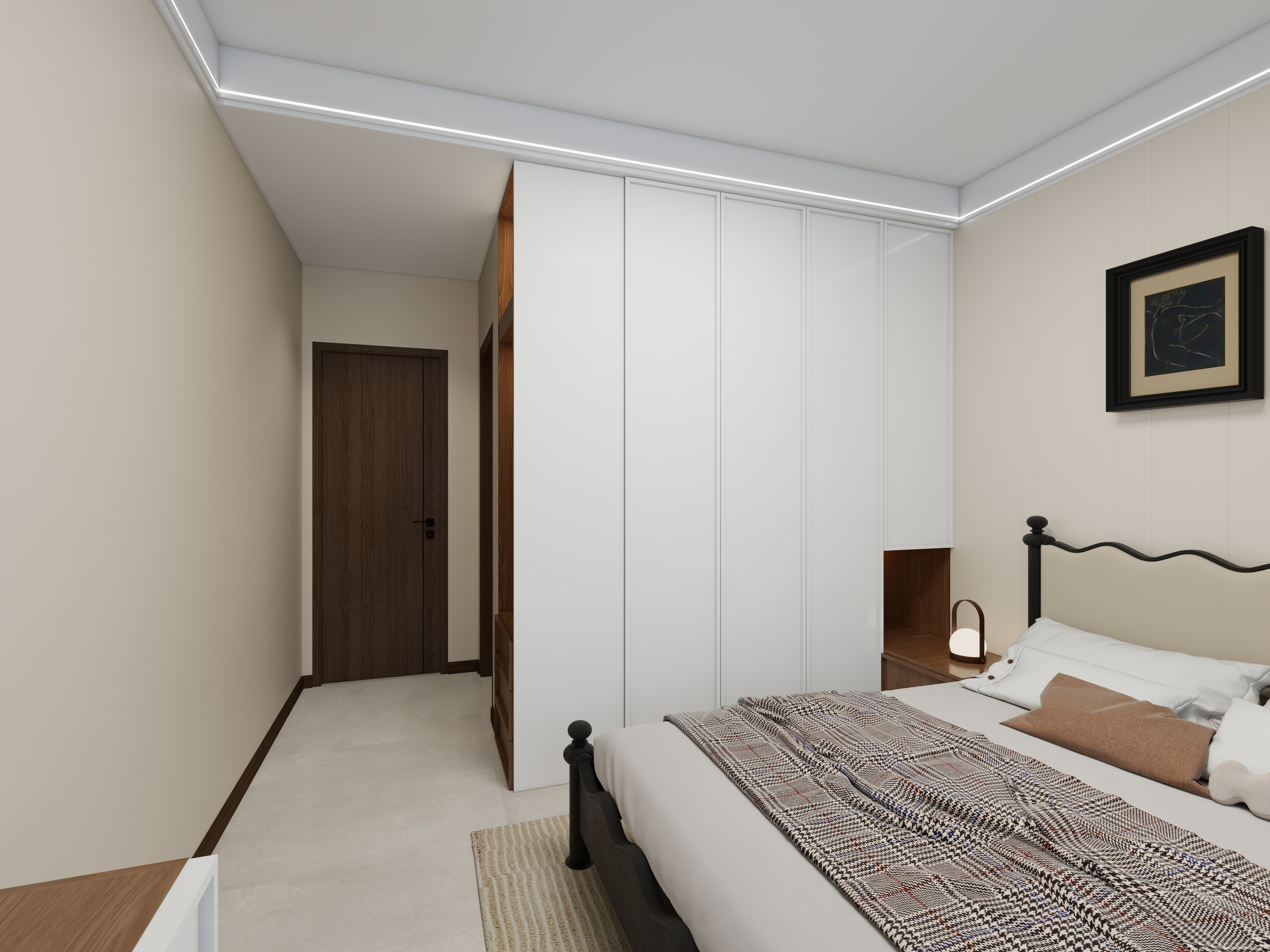 艺雅丽-121平中古风 装修效果图