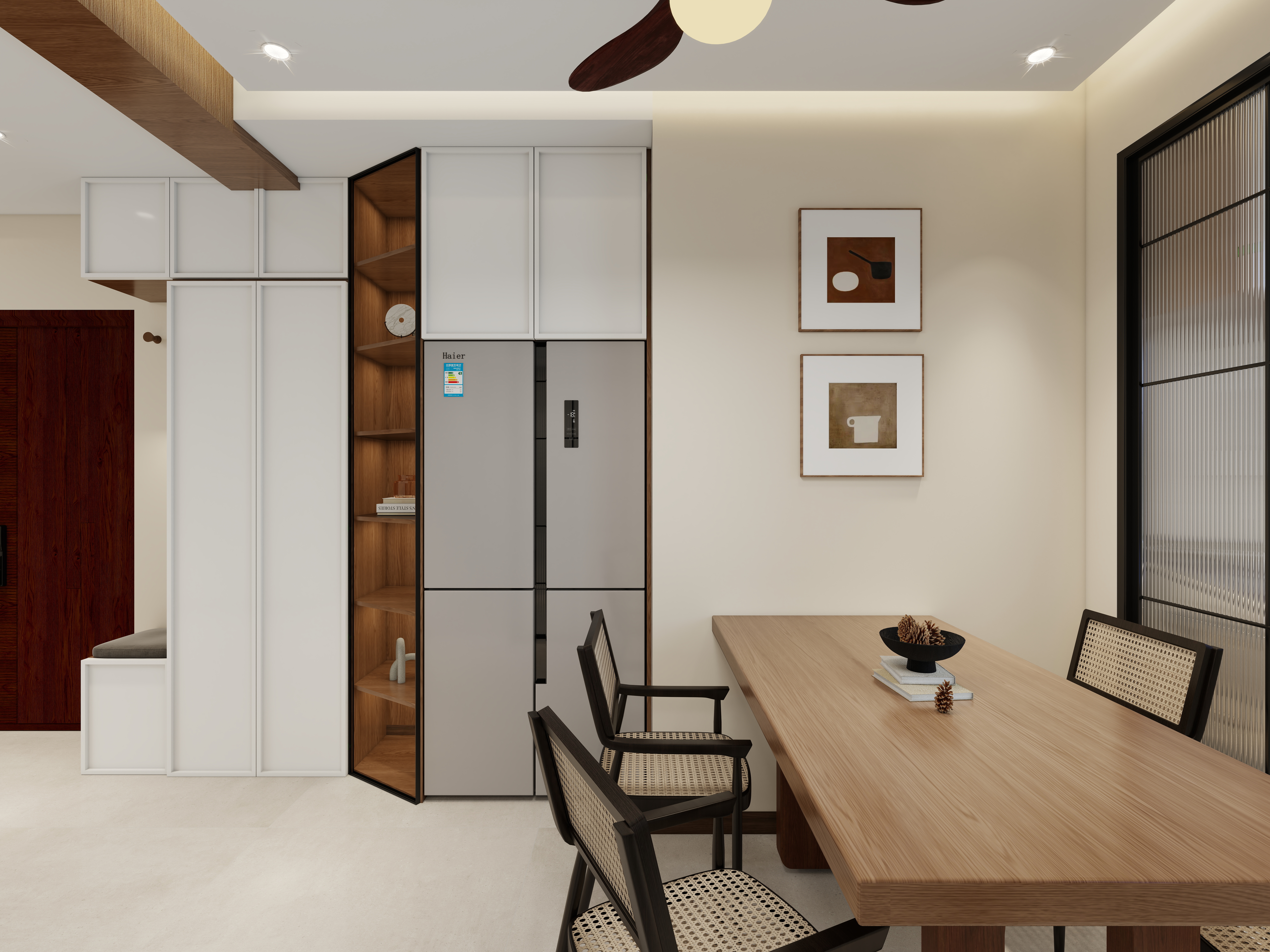 艺雅丽-121平中古风 装修效果图