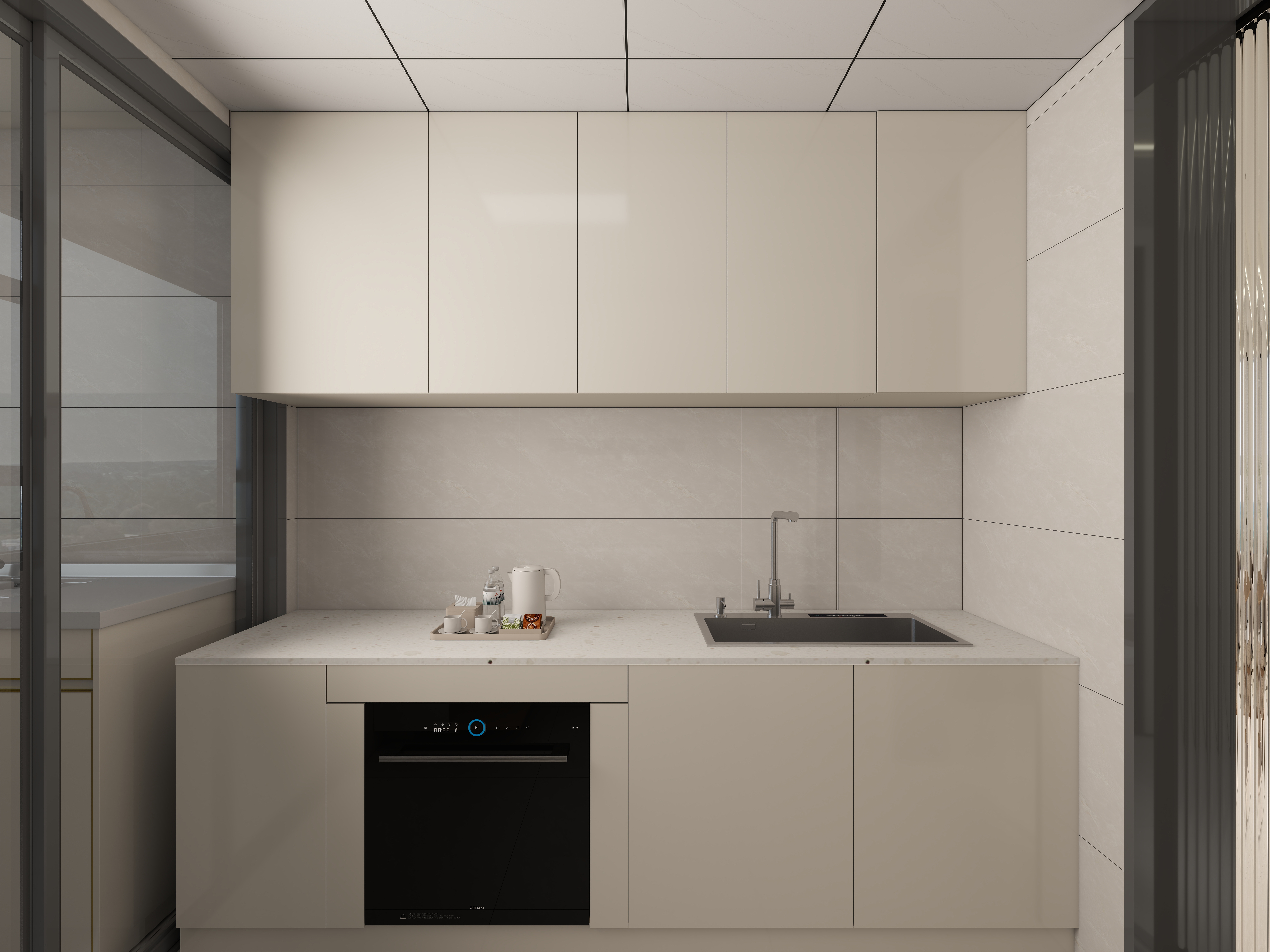 艺雅丽-110平现代简约 装修效果图