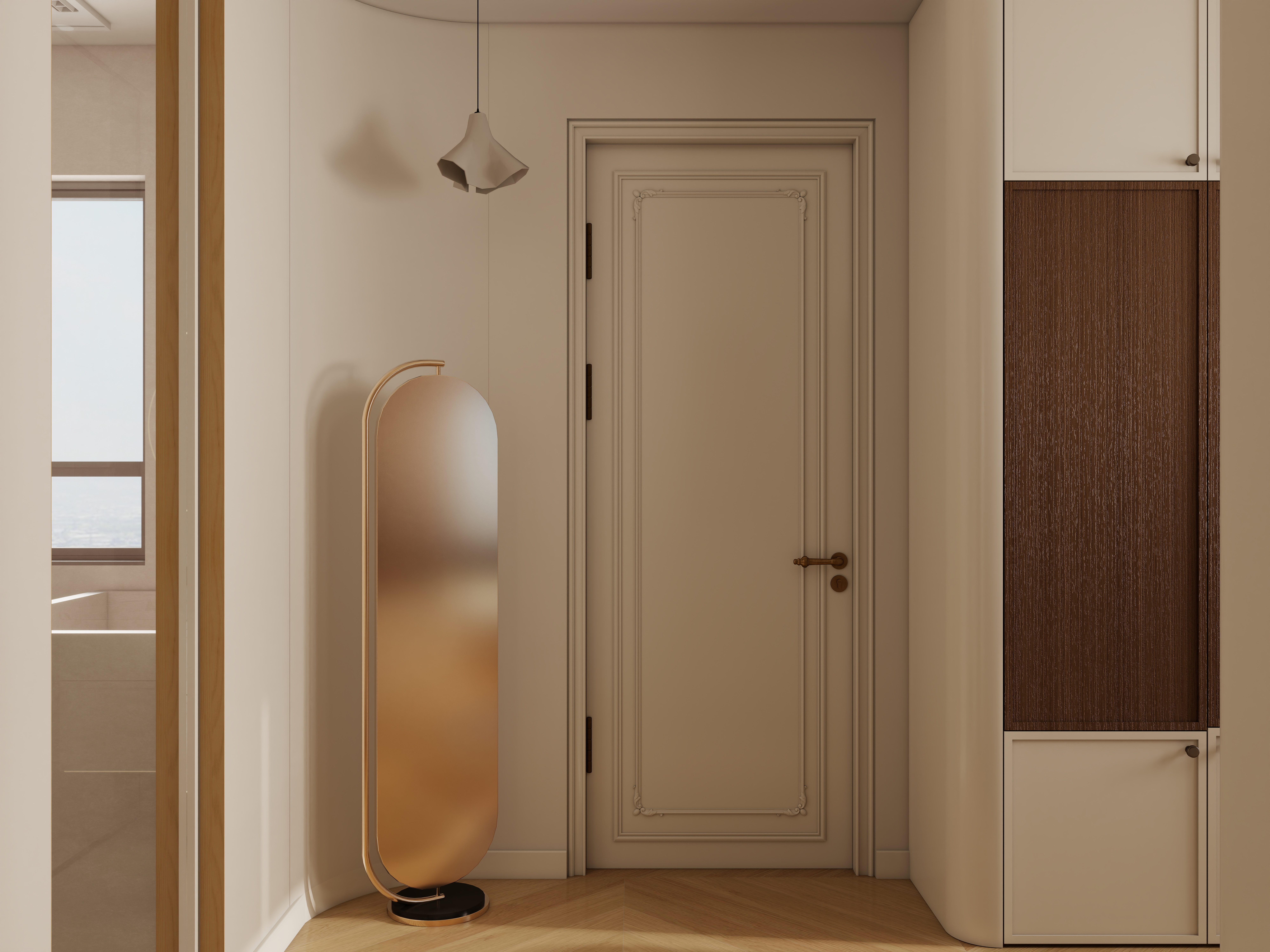 李佳洋-翡丽和鸣二层步入式衣柜装修效果图第3张