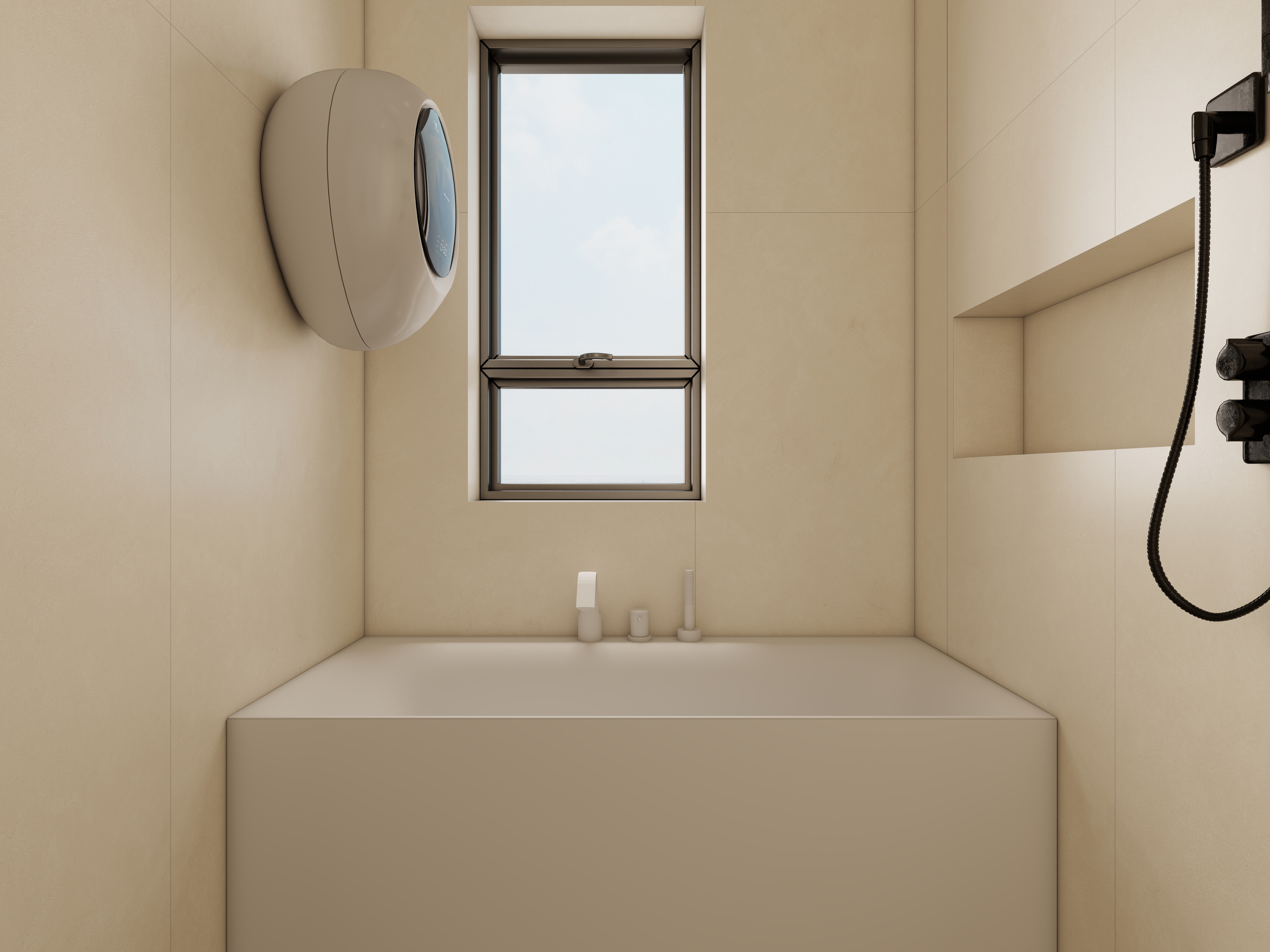 李佳洋-翡丽和鸣一层淋浴区装修效果图第1张