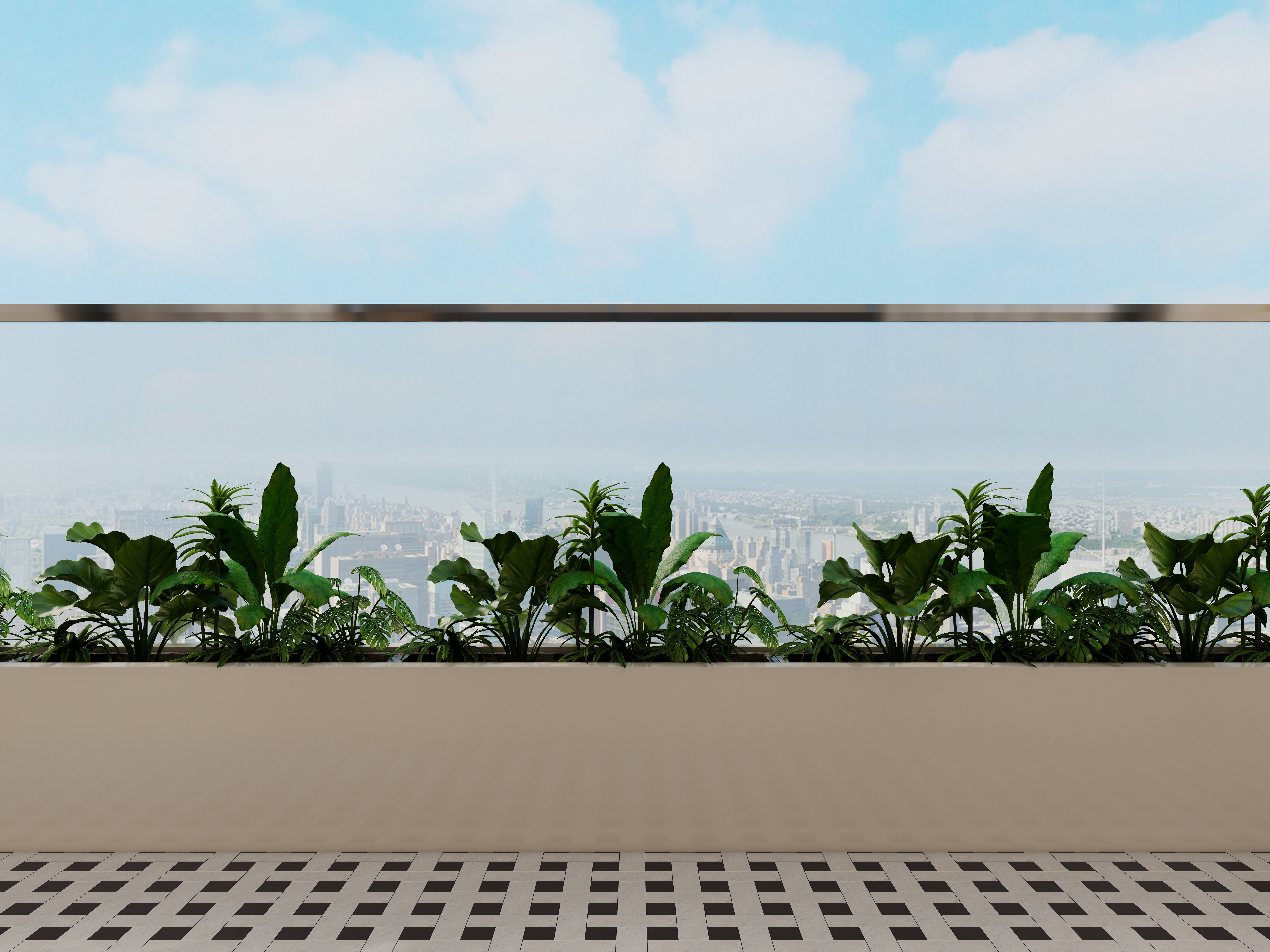 李佳洋-翡丽和鸣一层露台装修效果图第2张