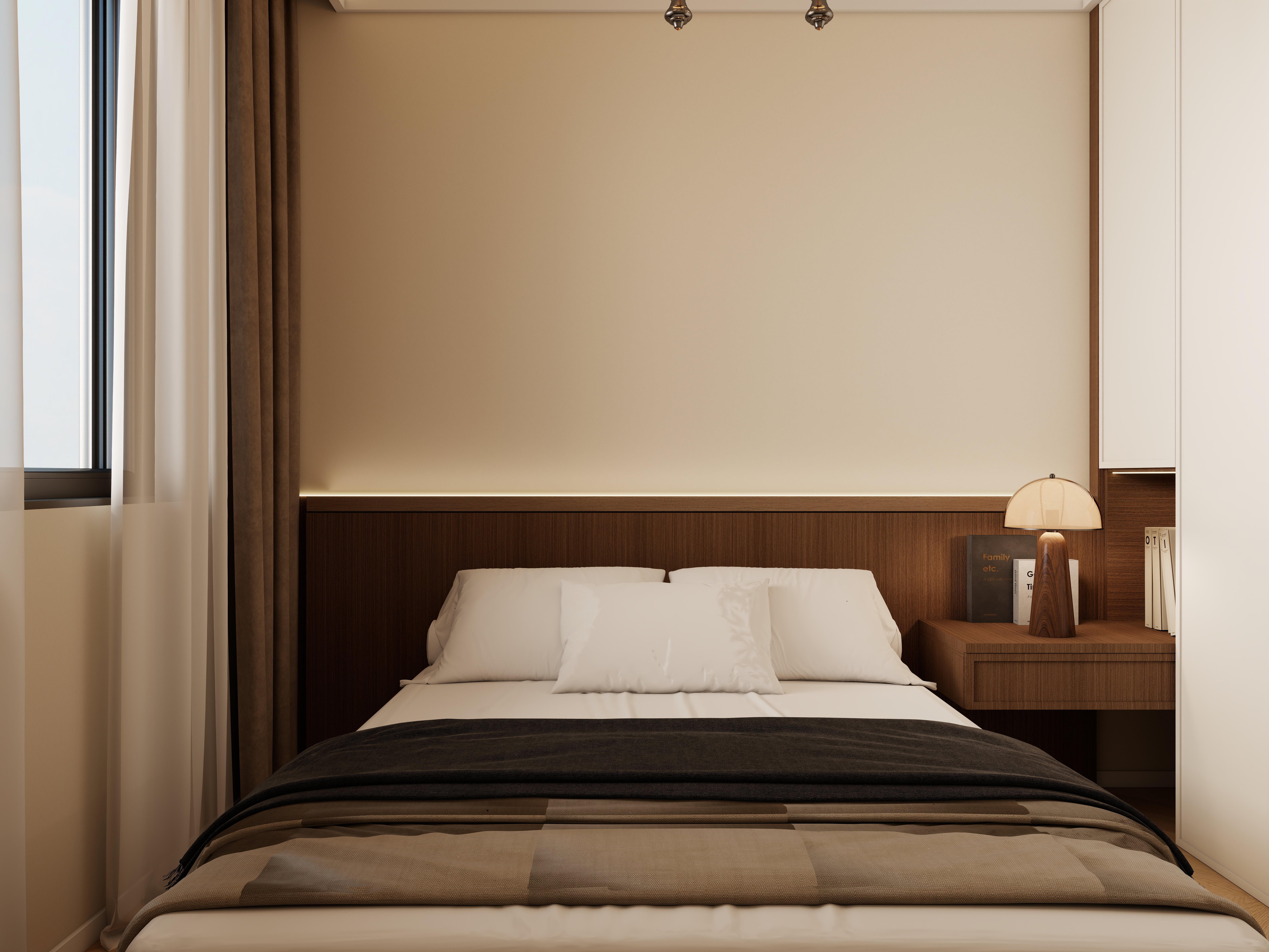 李佳洋-翡丽和鸣一层次卧装修效果图第2张