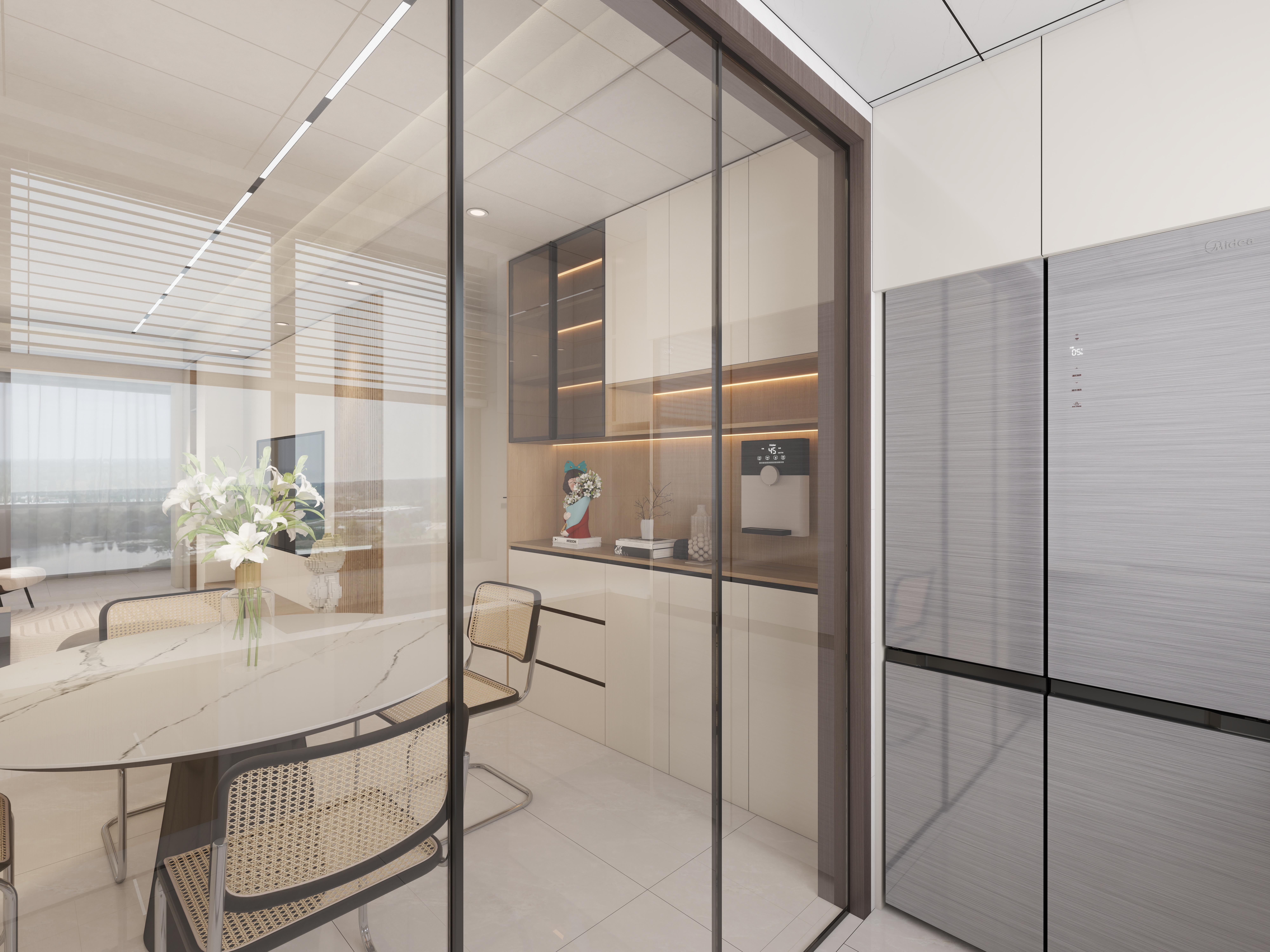 艺雅丽-135平现代简约装修效果图