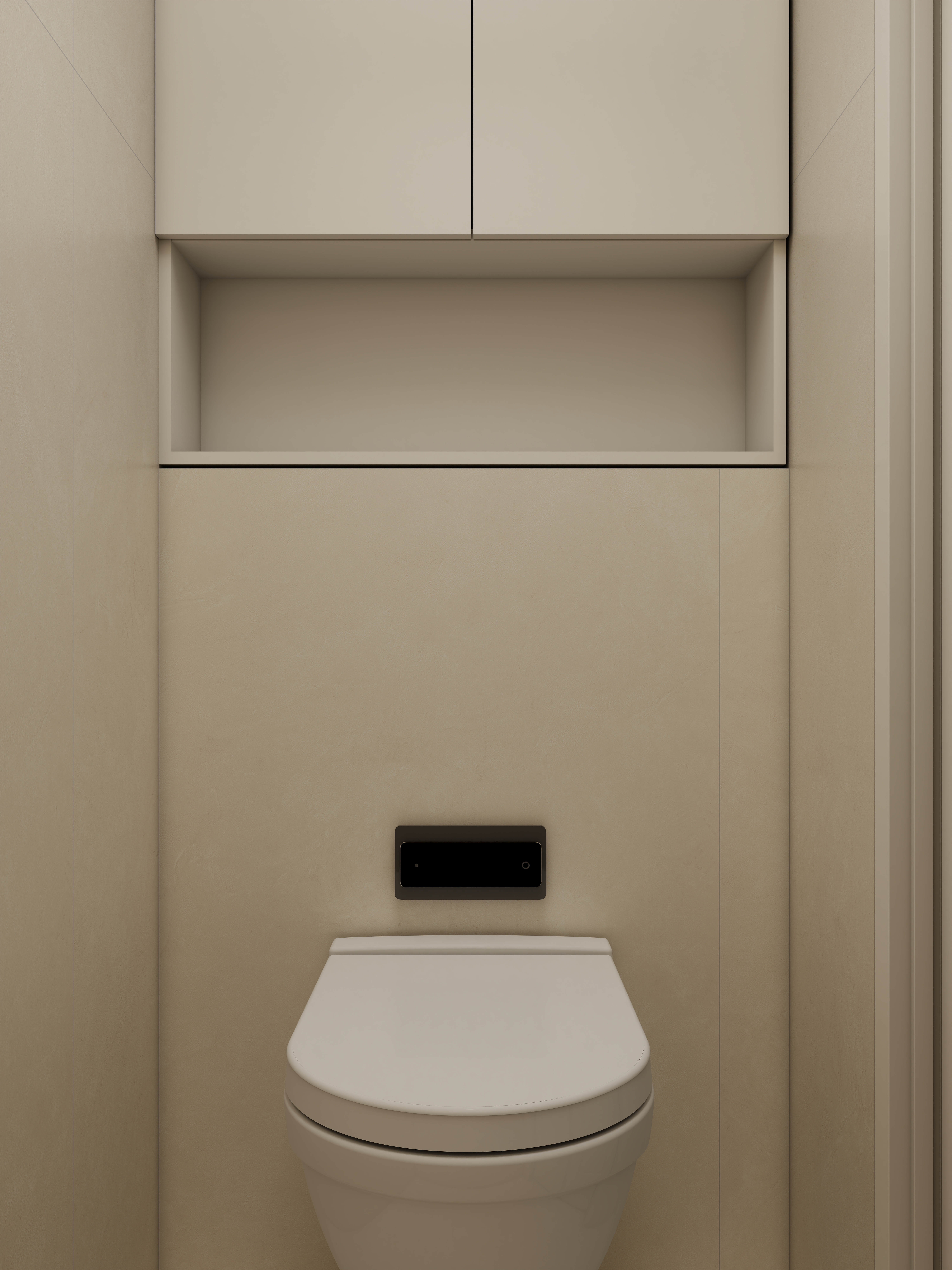 李佳洋-翡丽和鸣一层如厕区装修效果图第1张