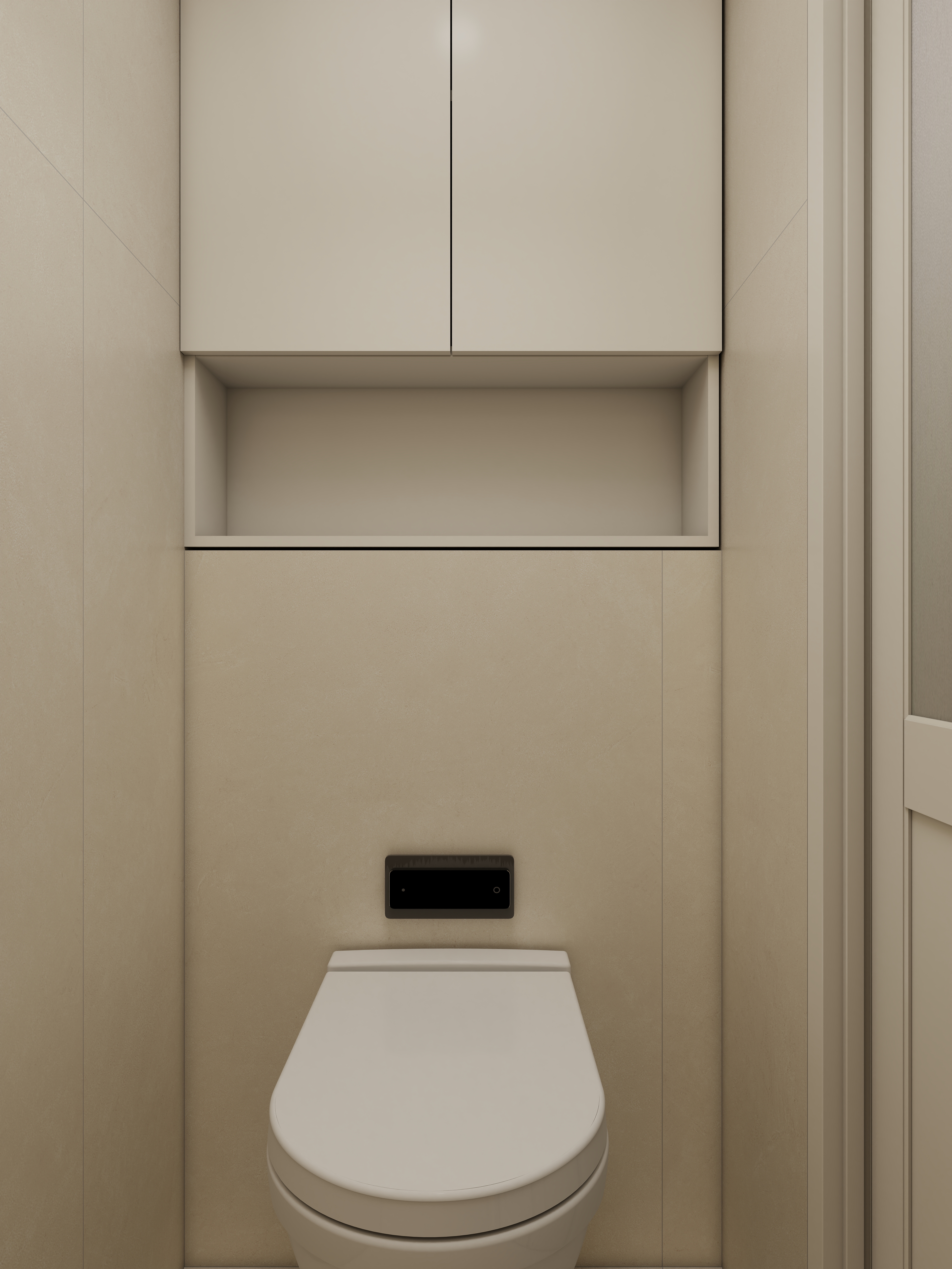 李佳洋-翡丽和鸣一层如厕区装修效果图第2张