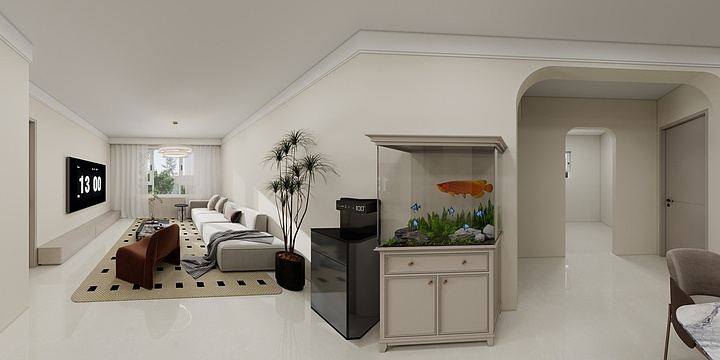 田小田设计-翰林院133户型-装修设计方案