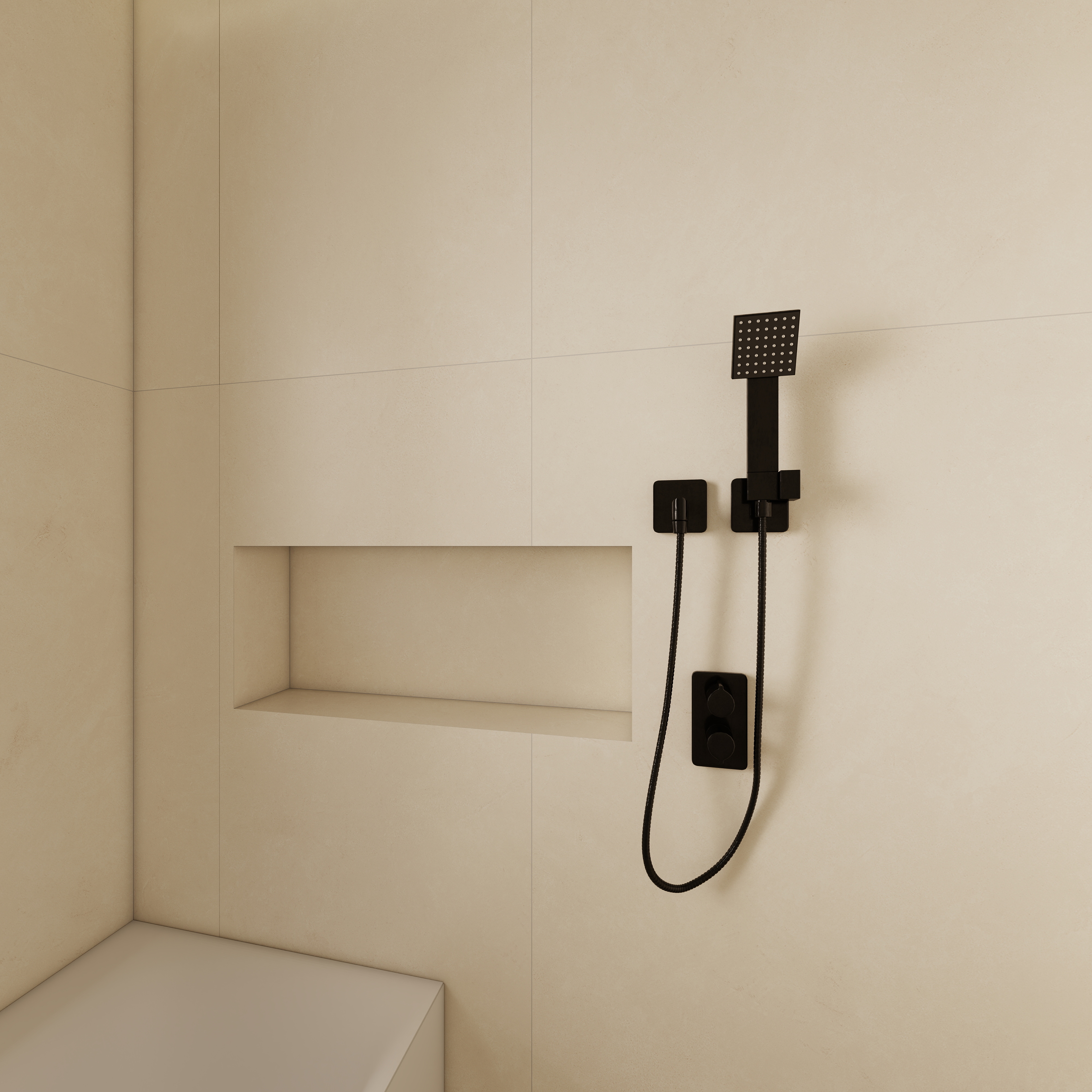 李佳洋-翡丽和鸣一层淋浴区装修效果图第4张