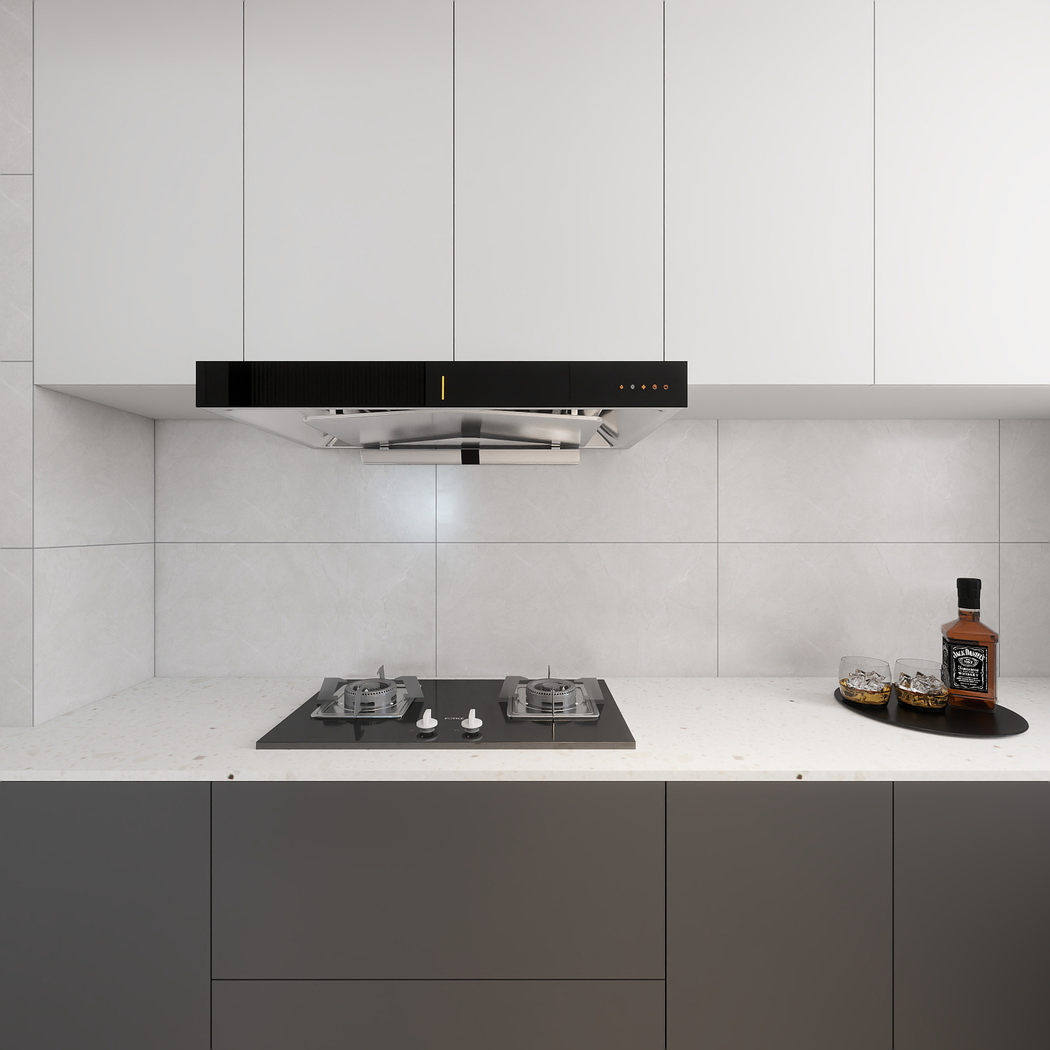 艺雅丽-143平意式极简   一层厨房装修效果图第4张