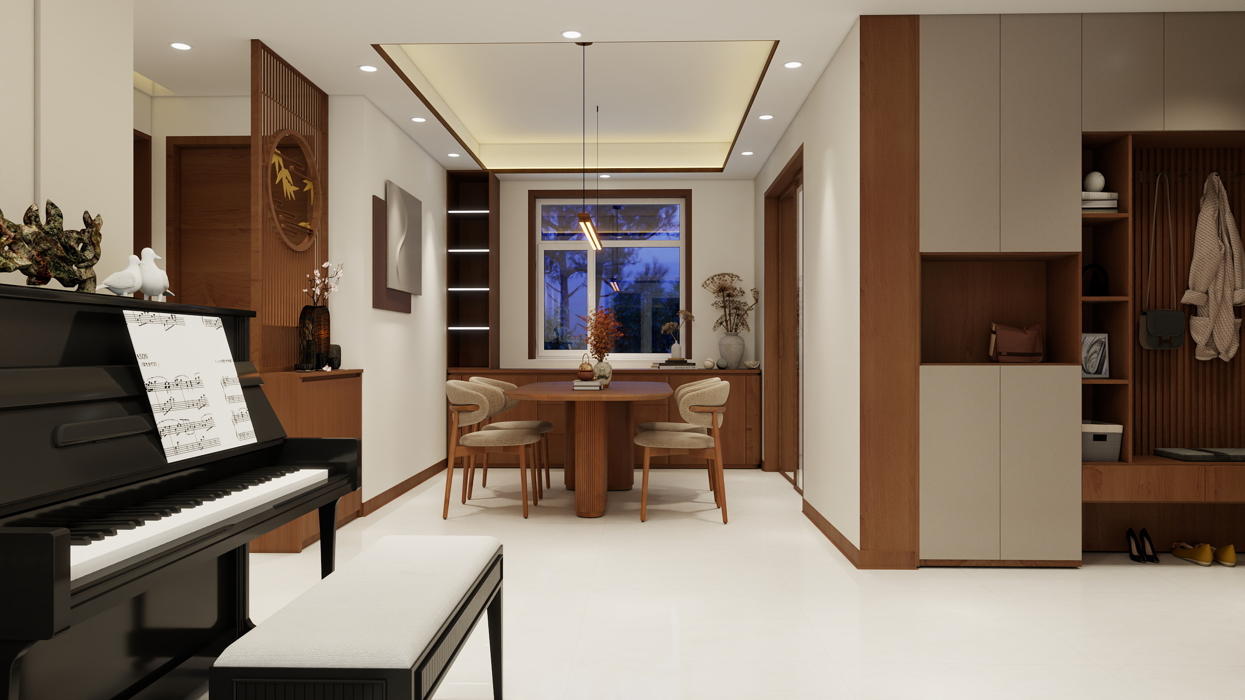 初亦装饰设计中心-玺悦春秋27-2-102地面排布图-装修设计方案