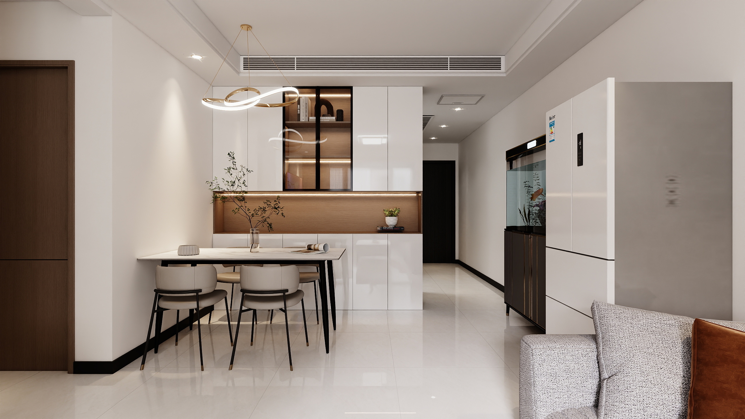 DC莫凡-两居现代简约77㎡2室-装修设计方案