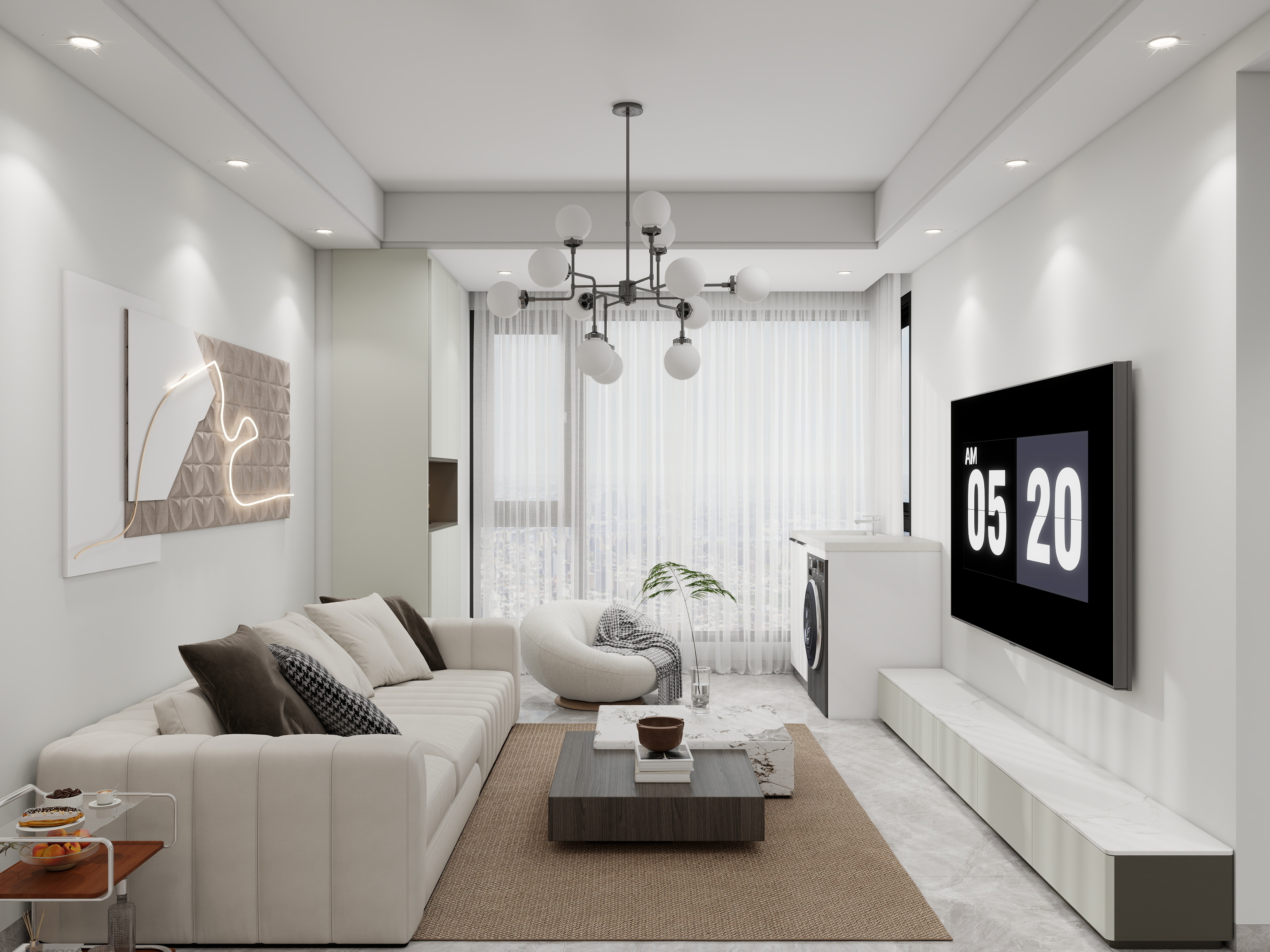 设计师李广瑶-紫和嘉园89现代-装修设计方案