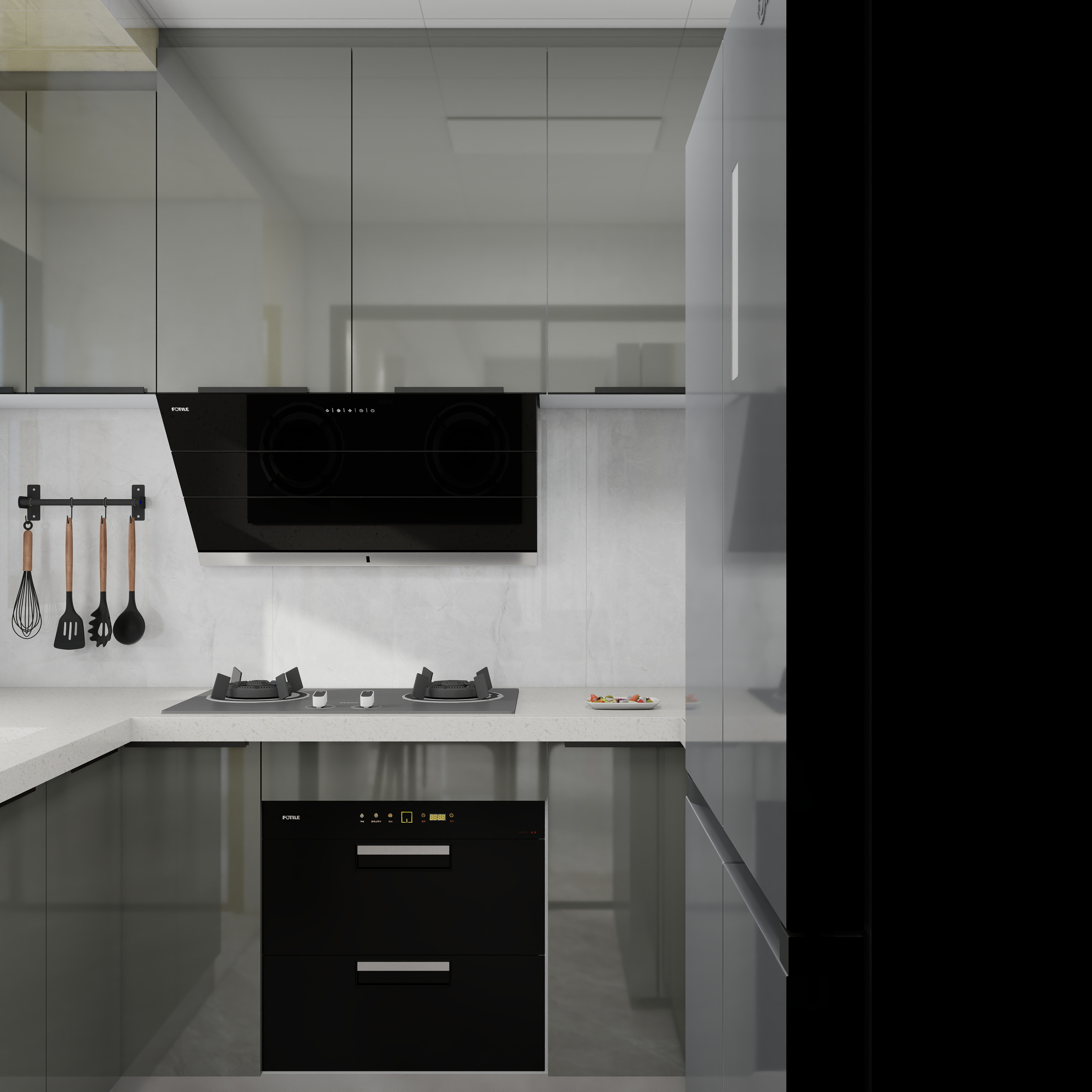 设计师李广瑶-紫和嘉园89现代装修效果图