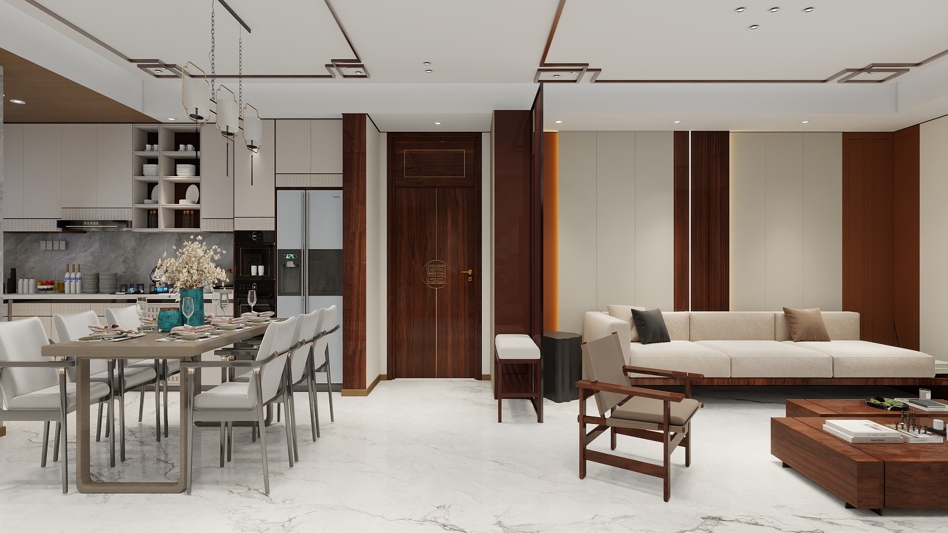 非设计师的灰设计-106㎡2室装修效果图