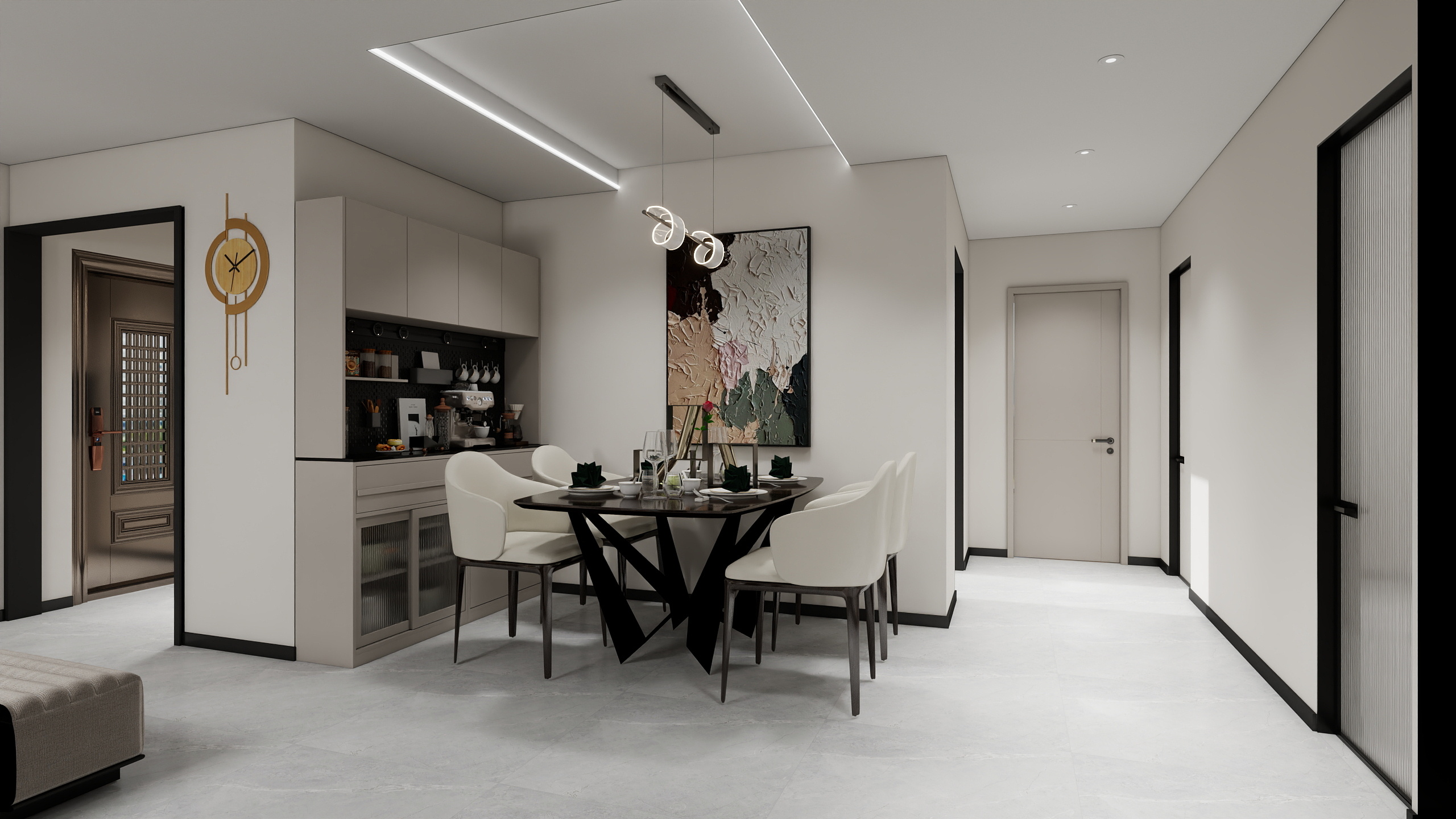 陆艳霞-现代简约105㎡2室大两居-装修设计方案