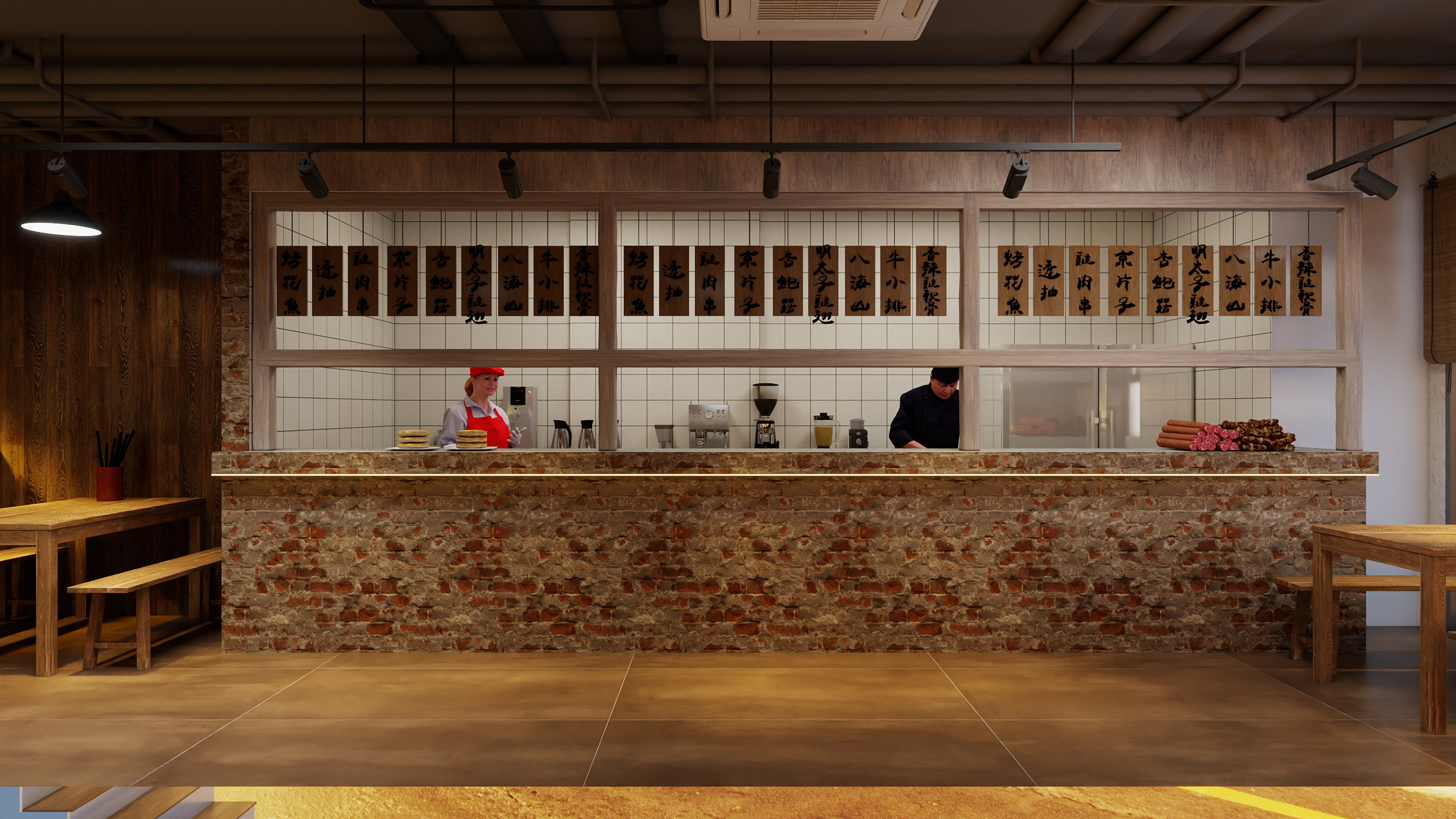 终终-肉夹馍装修效果图