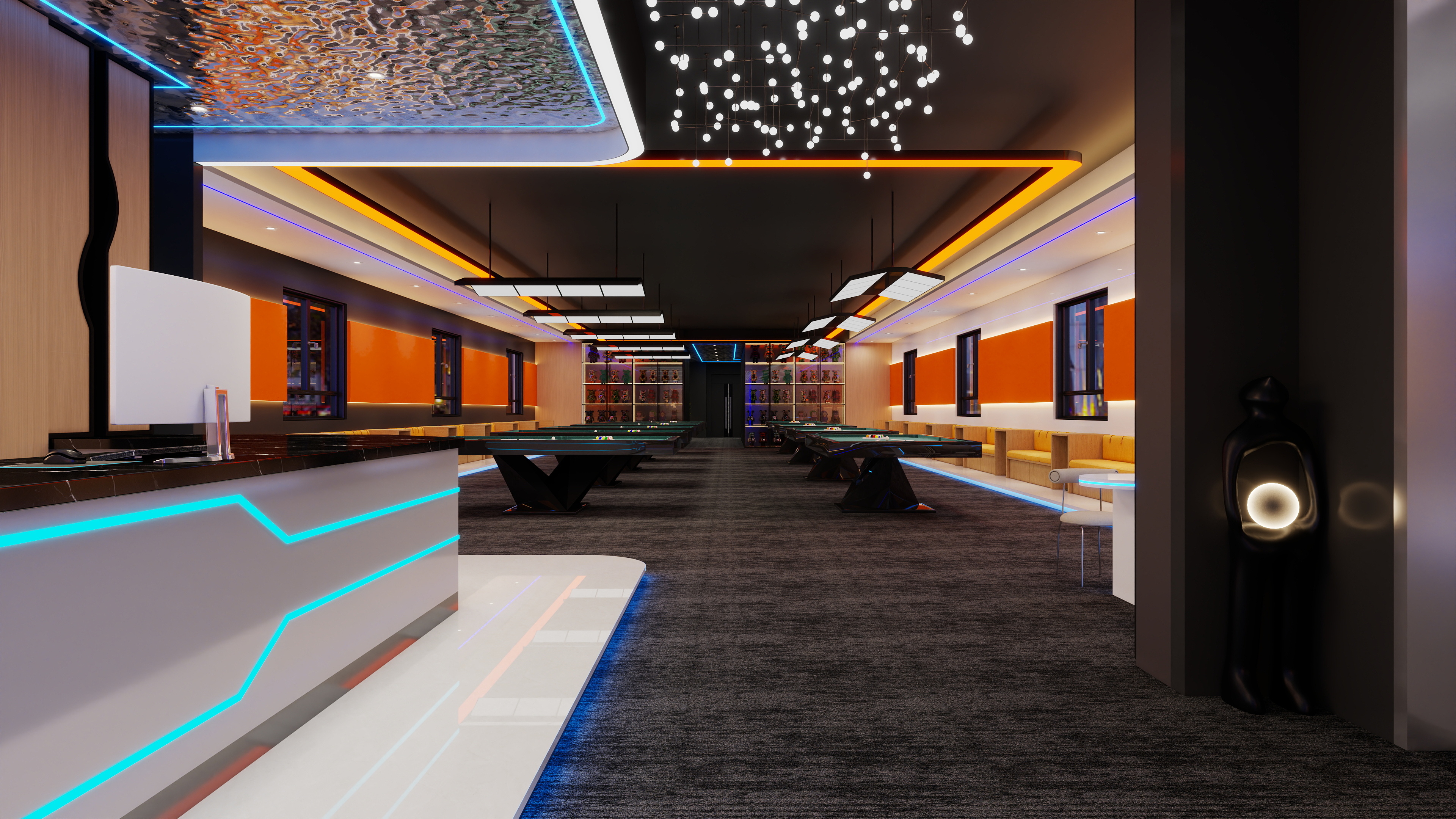郭翔宇-台球厅-装修设计方案