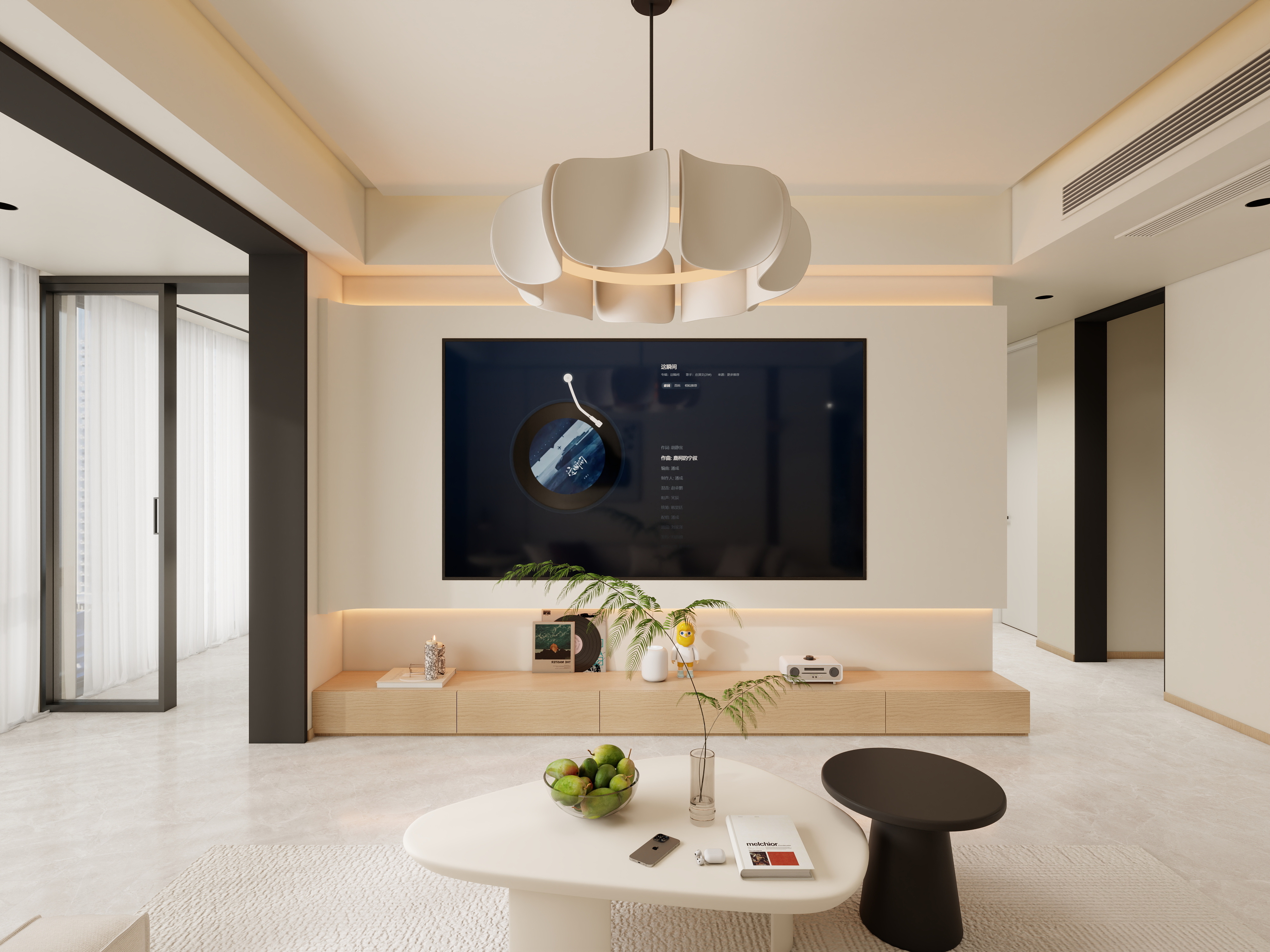 一涧设计-现代奶油风-[御匠]永安新城-装修设计方案