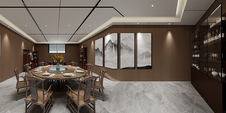 梵居空间设计-接待室2-装修设计方案