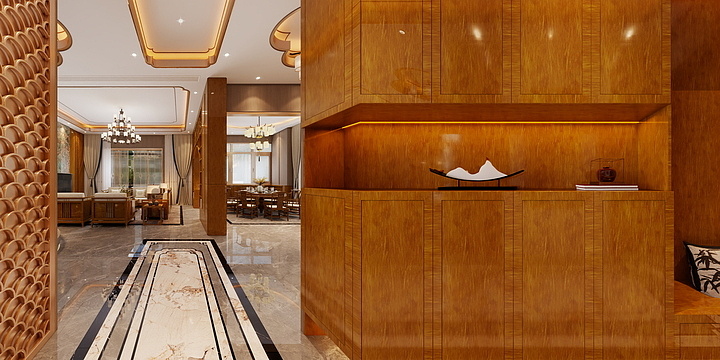 栖逸-江语湖别墅室内-装修设计方案