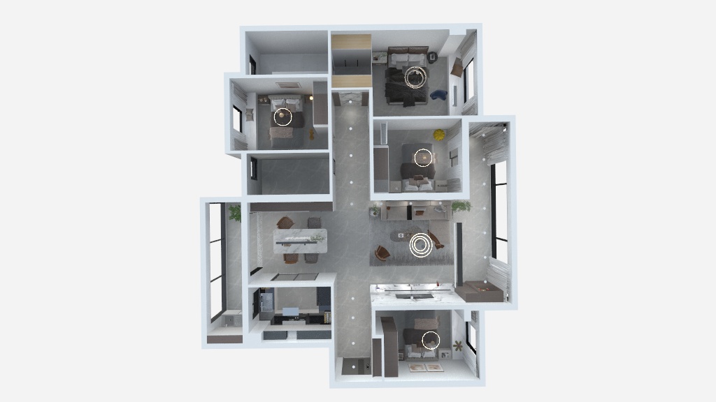 刘豪l-梅西新区4-3-1103-装修设计方案