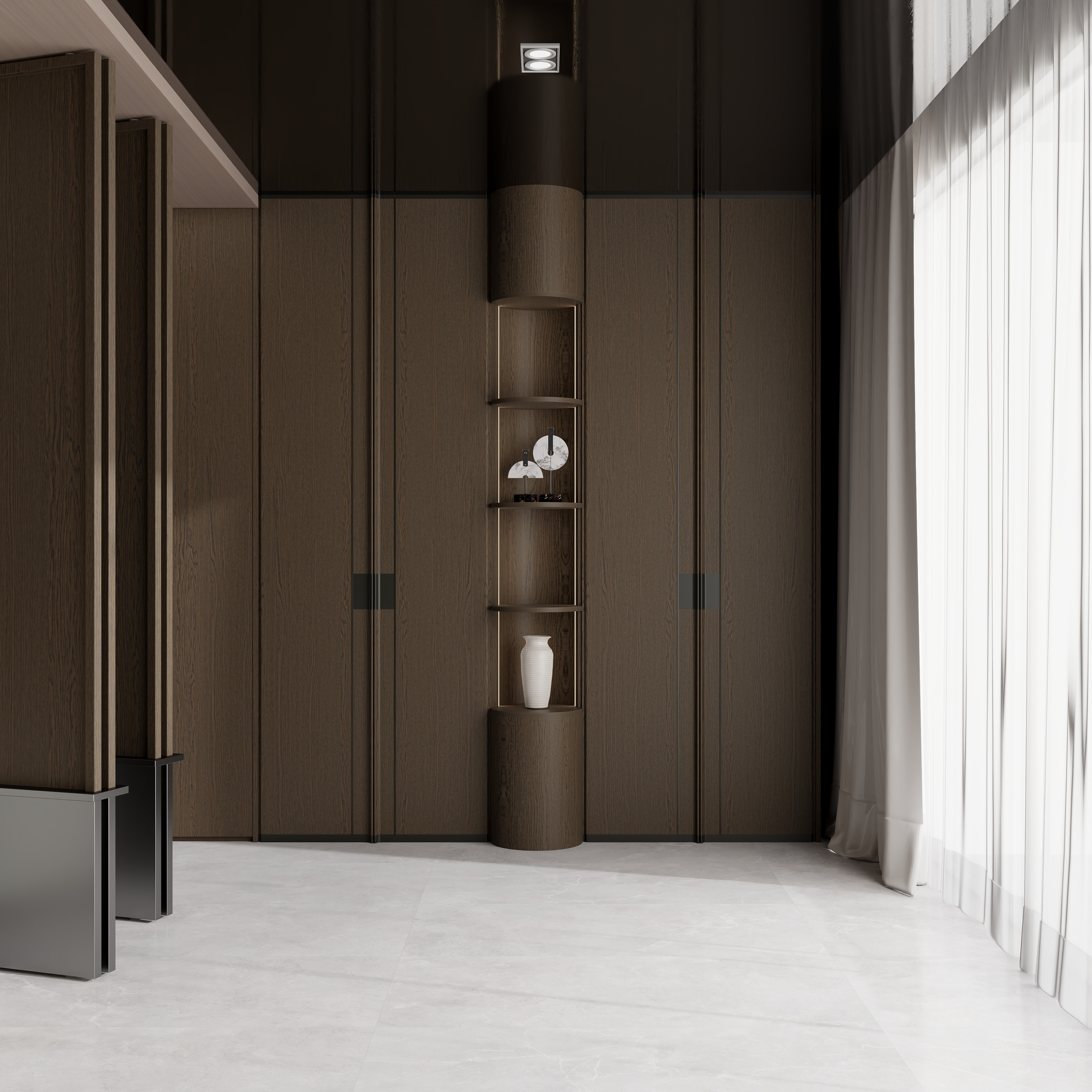 居里亚技术中心-新中式大平层    意式半透装修效果图