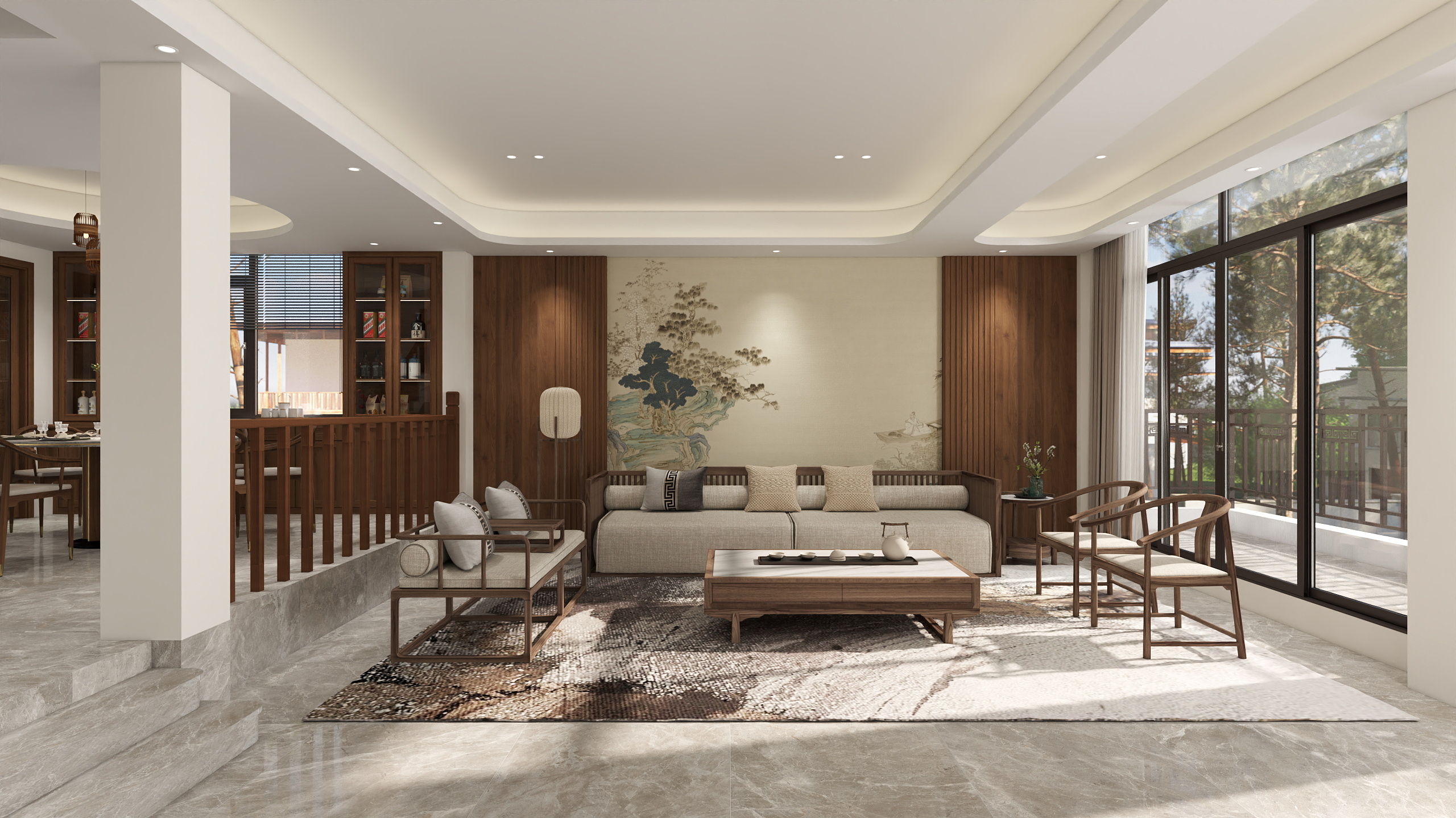 简翔时光法则原木定制-罗马庄园-装修设计方案