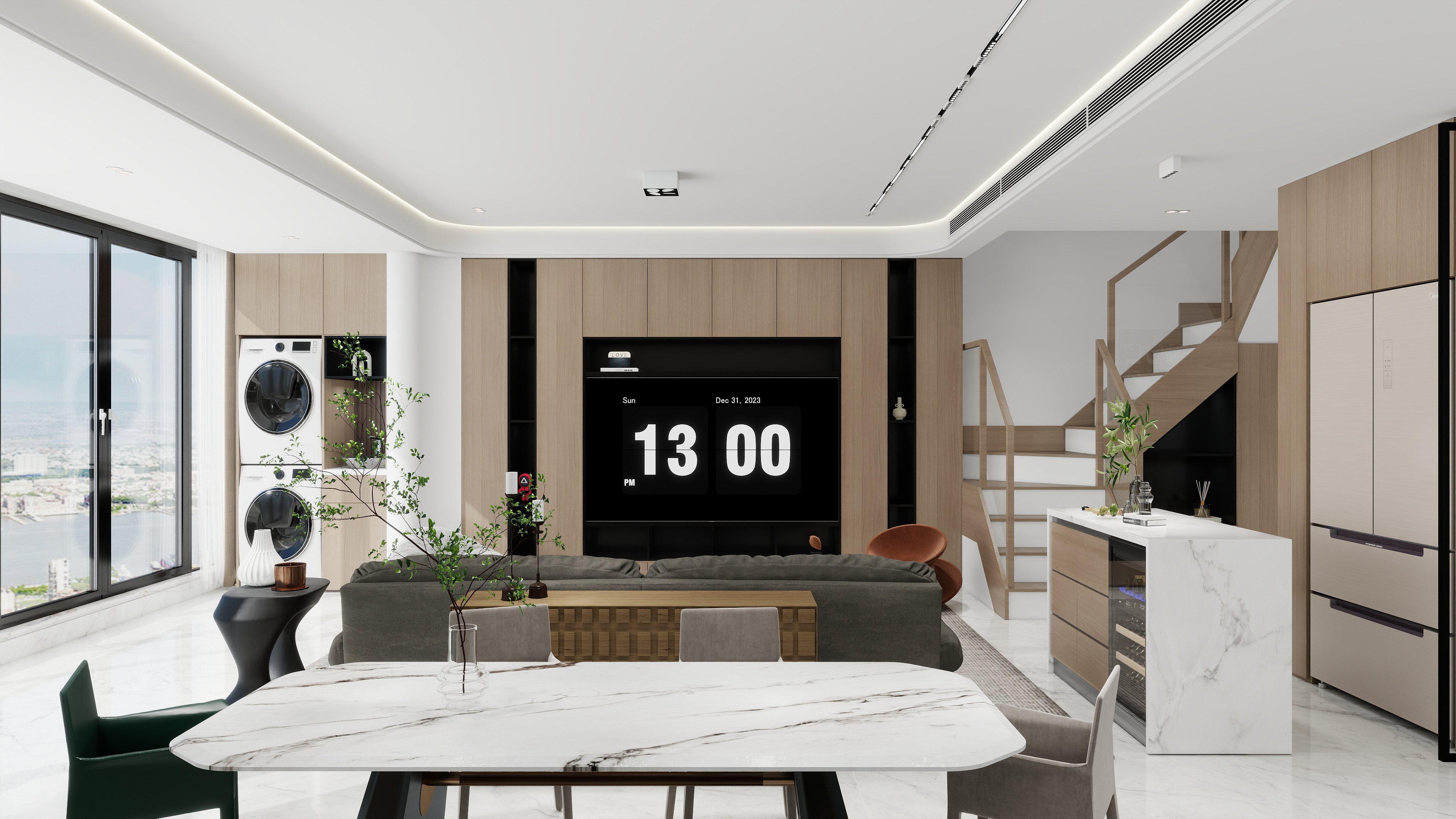 刘志丰-龙湖镜湖原著 复式 142平-装修设计方案