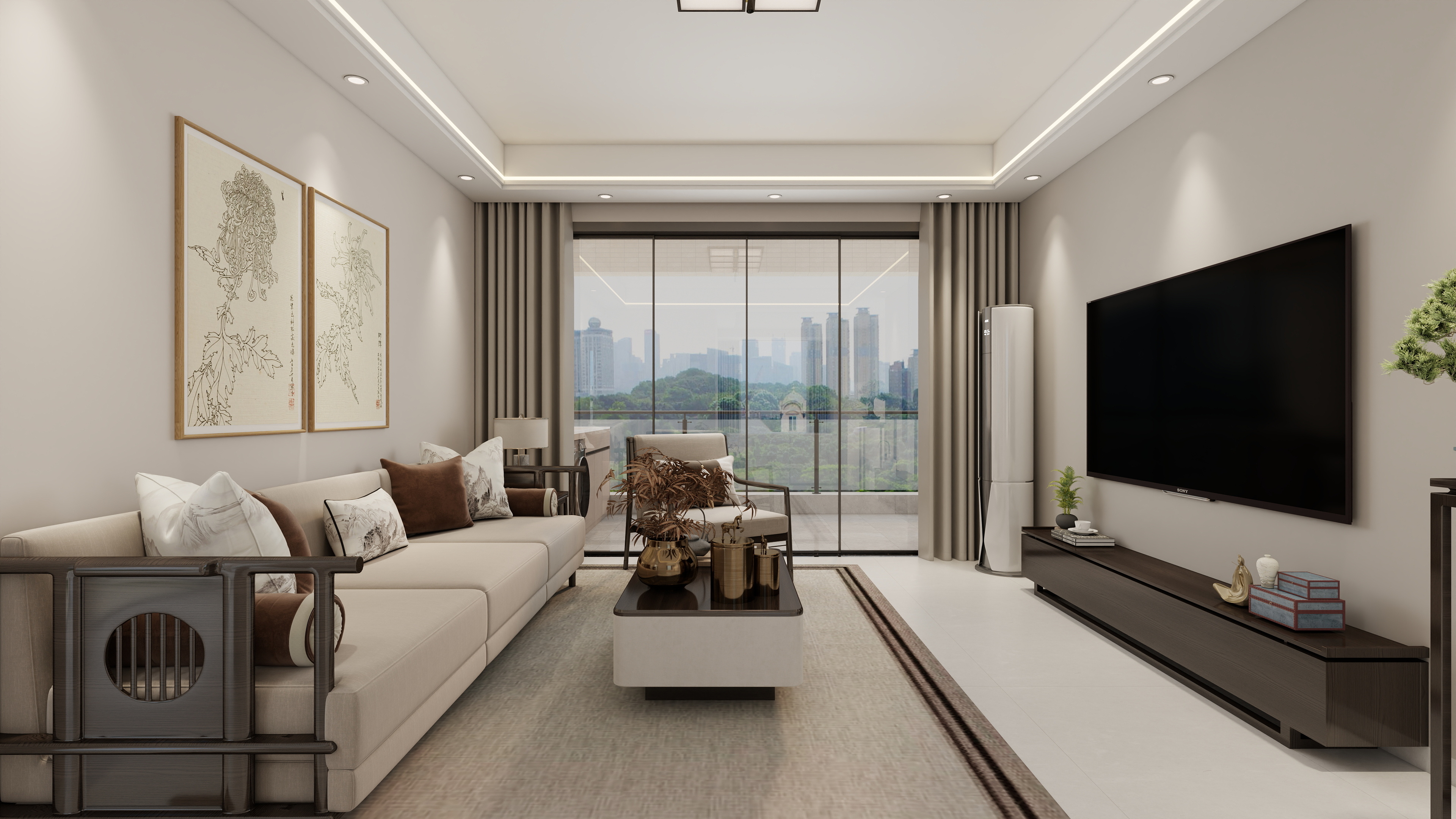 惠州装修找沫竹-惠州-景亿公馆-银梨装修效果图