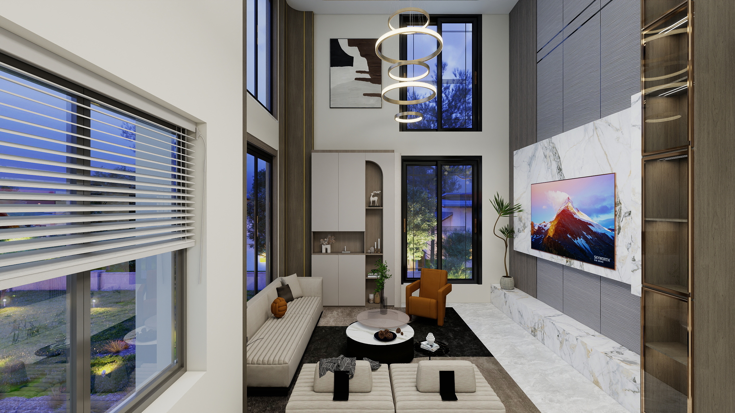 艺灵006-别墅自建房1-2层-装修设计方案