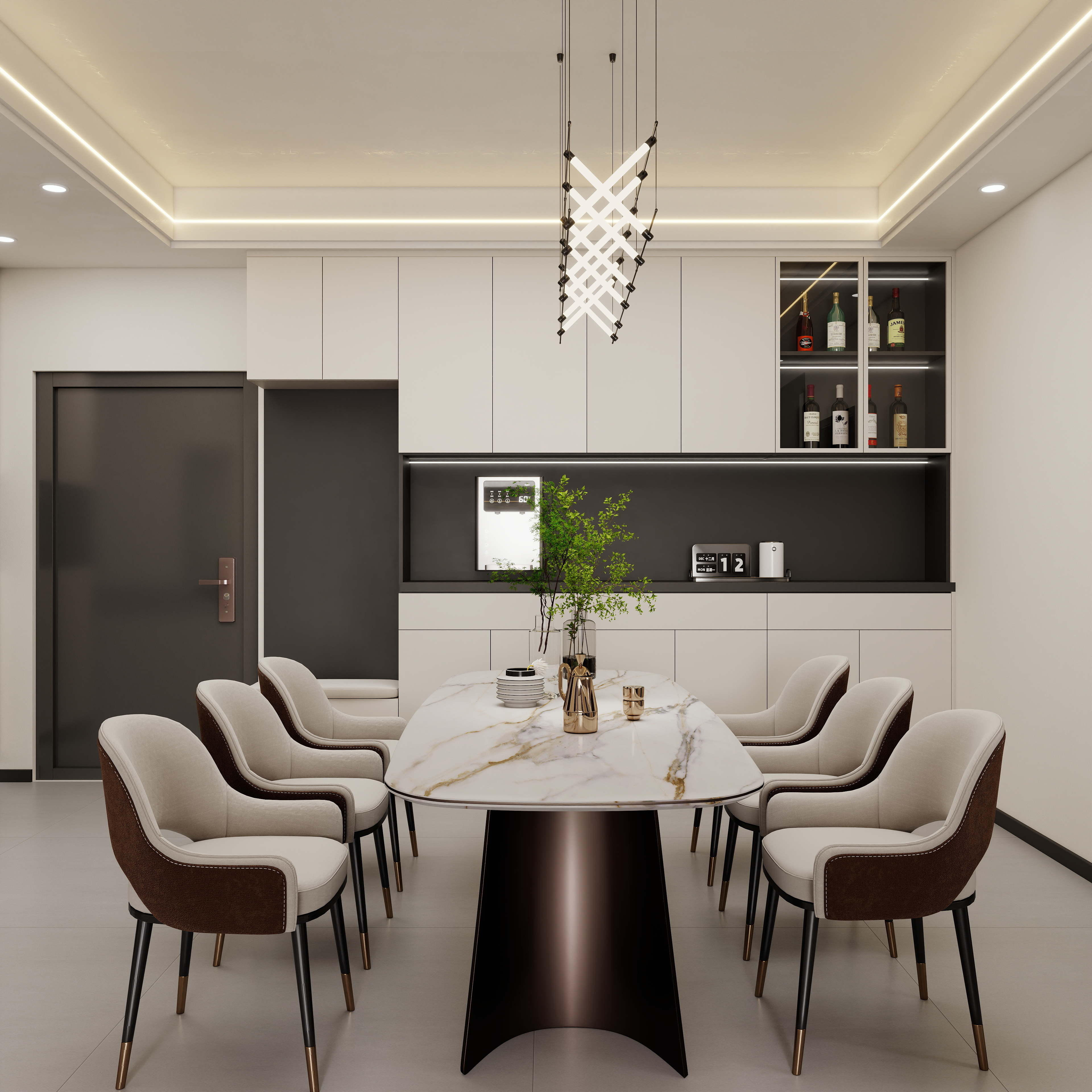 壹诺设计工作室-现代简约装修效果图