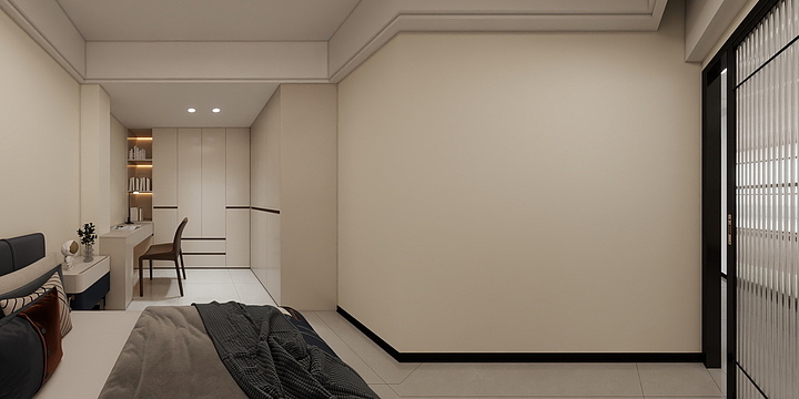 江红-设计工作室-张老师一楼-装修设计方案