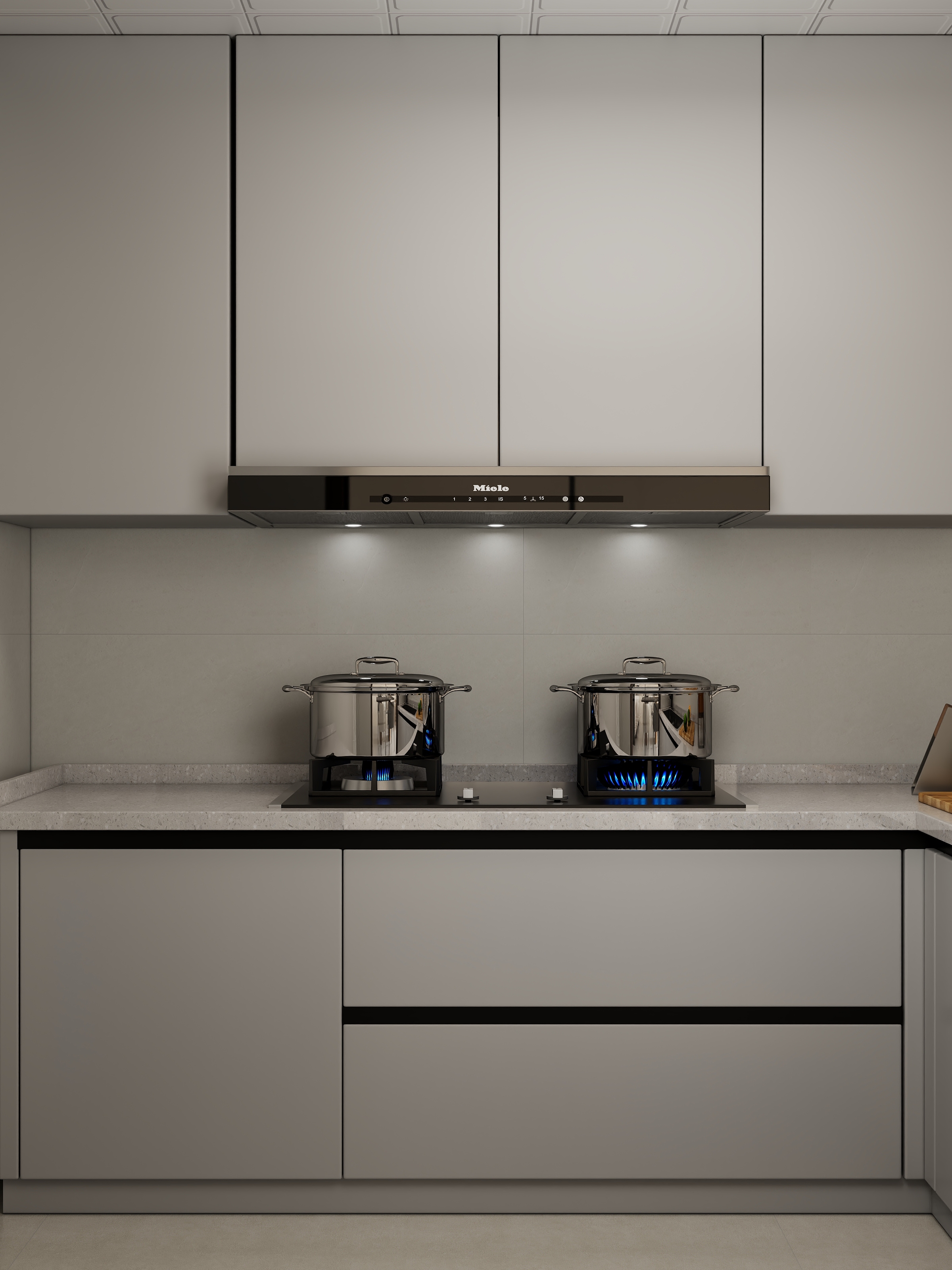 李青越-68方现代风格两居室装修效果图