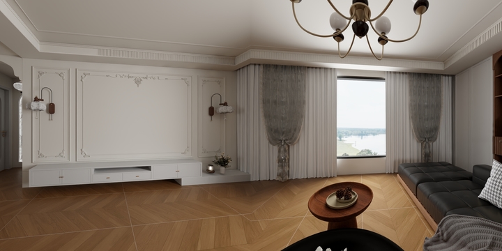 欧神诺瓷砖188-中驰一品144.7平-装修设计方案