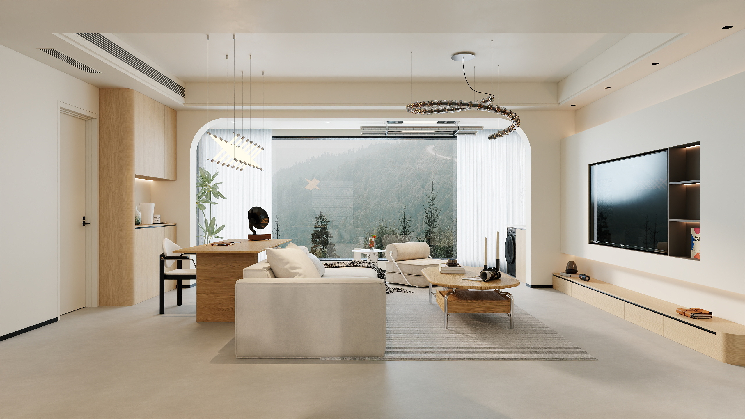 方源设计-原木奶油风设计-装修设计方案