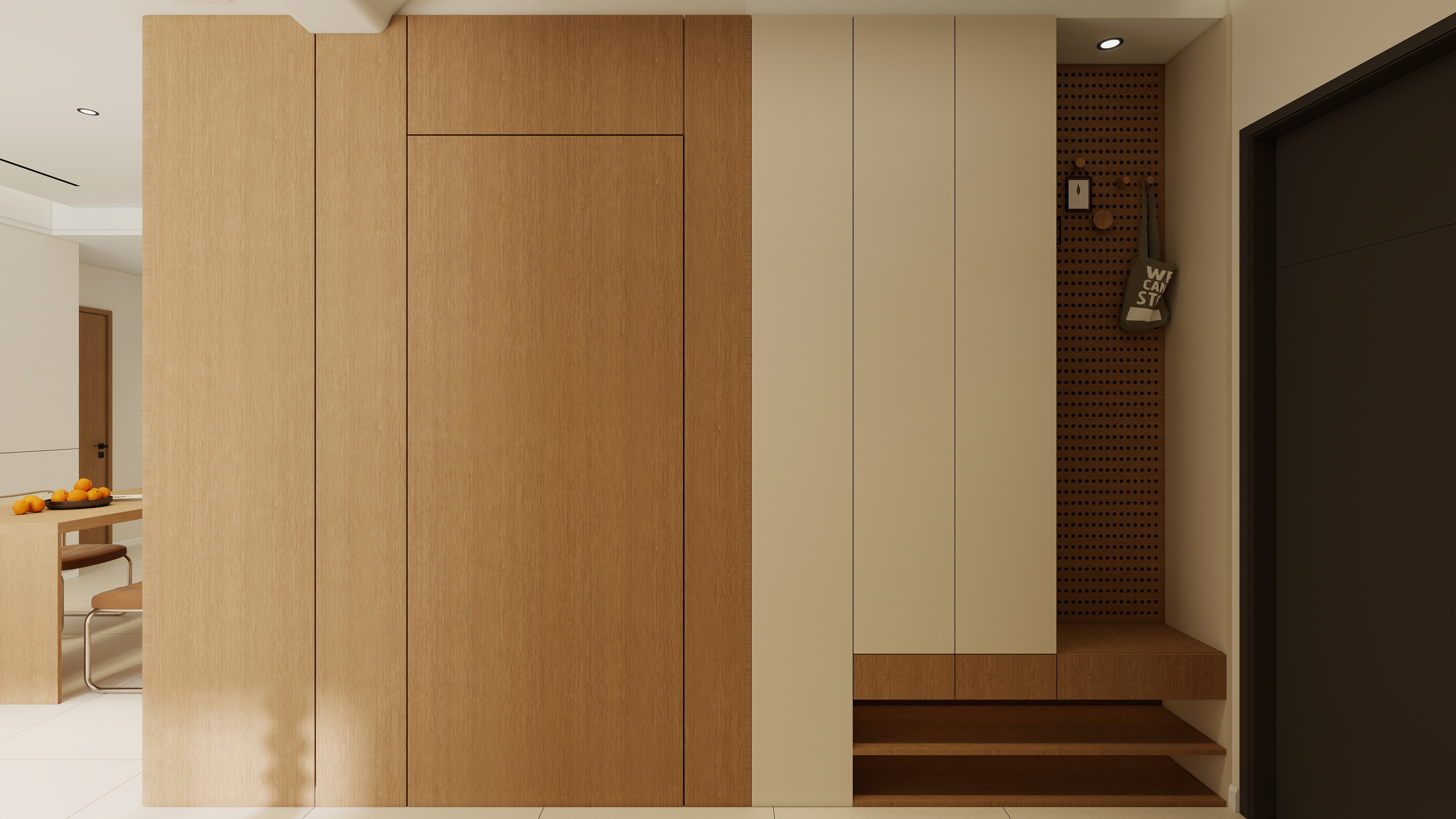 星空设计500一套-现代原木风125㎡4室装修效果图