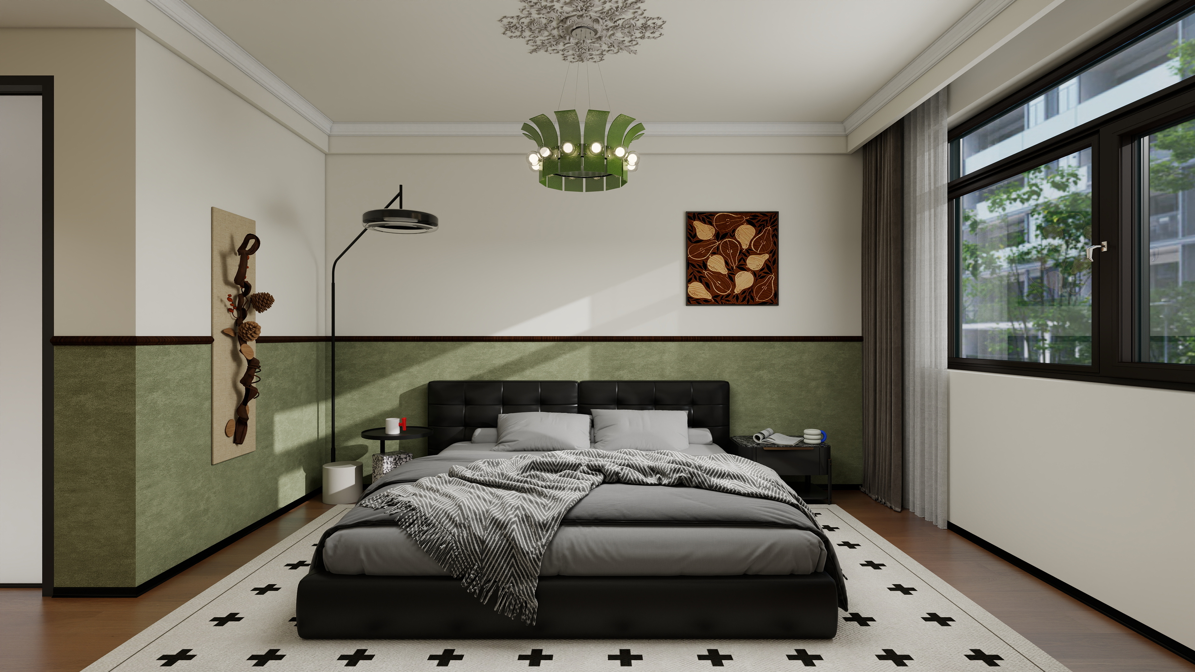 明德惟馨Uugz-126㎡三室中古混搭-装修设计方案